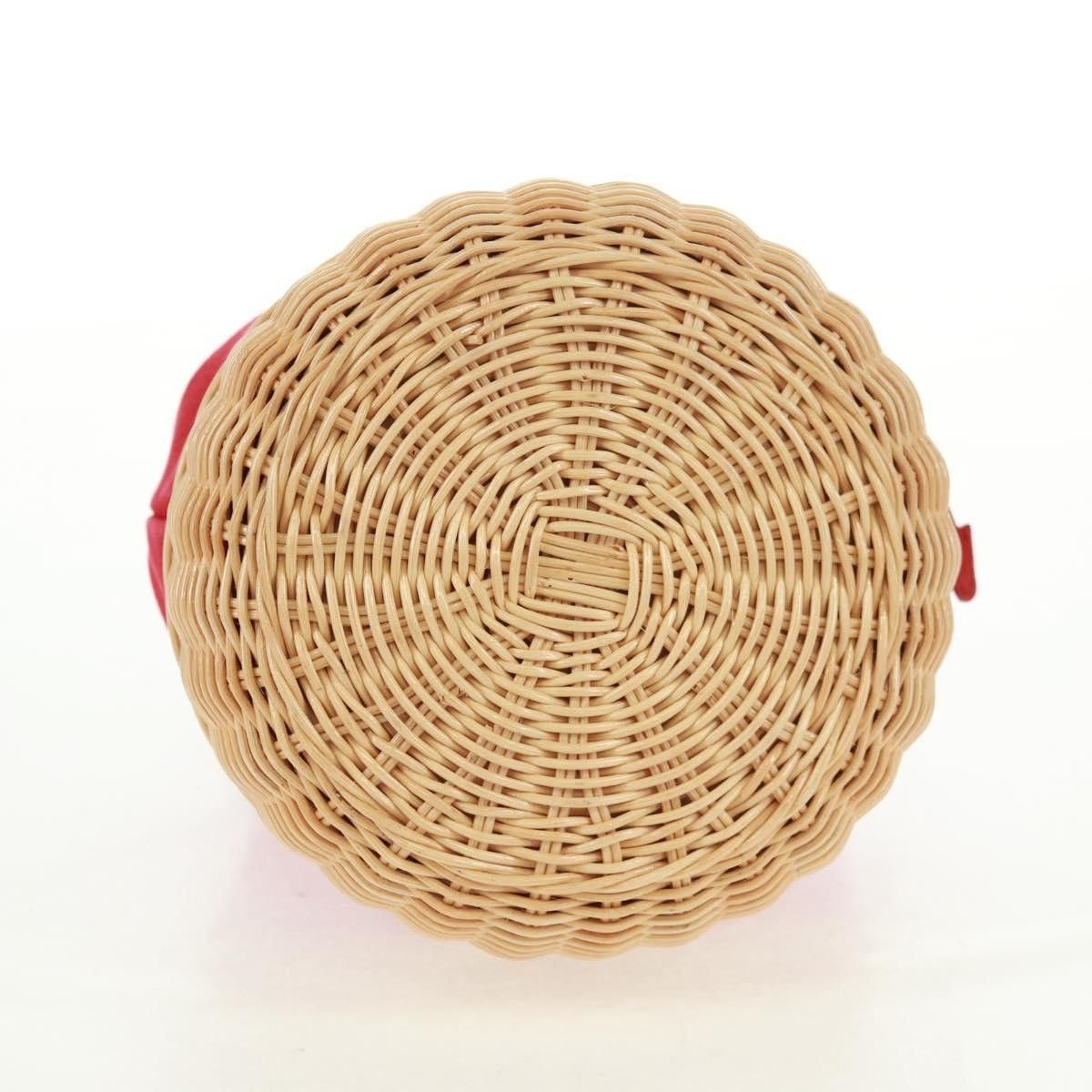 Prada PRADA Shoulder Bag Straw Canvas Beige Red Auth 167958V - Jer Size ONE SIZE - 9 Thumbnail