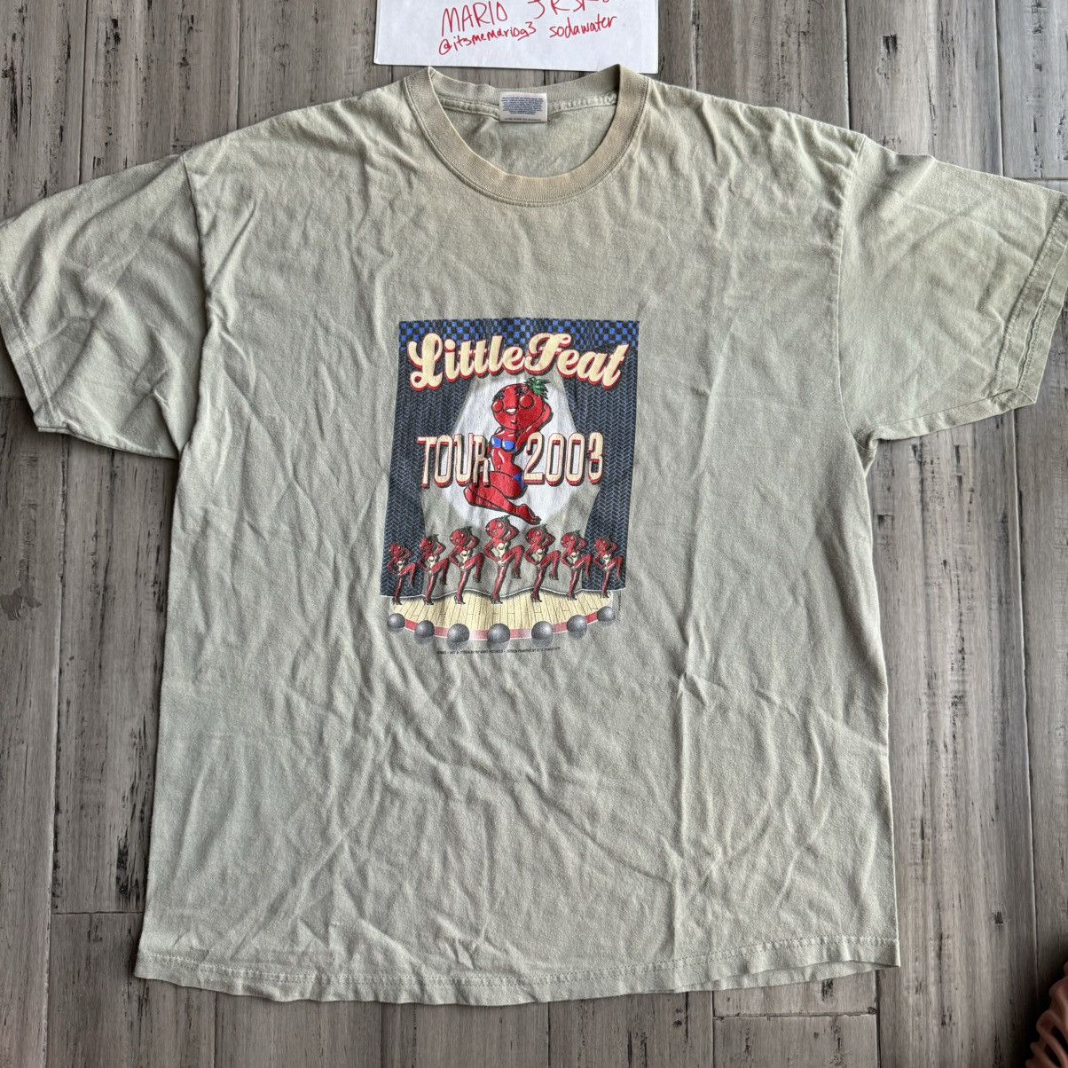Vintage VINTAGE LITTLE FEAT TOUR 2003 XL shirt cherry Size US XL / EU 56 / 4 - 1 Thumbnail