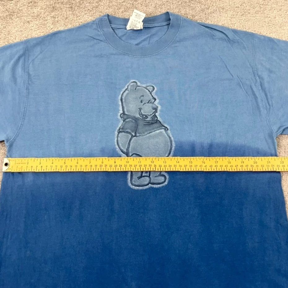 Disney VTG Winnie The Pooh Shirt Mens M Blue Two-Tone Disney Store Tee USA Size US M / EU 48-50 / 2 - 4 Thumbnail