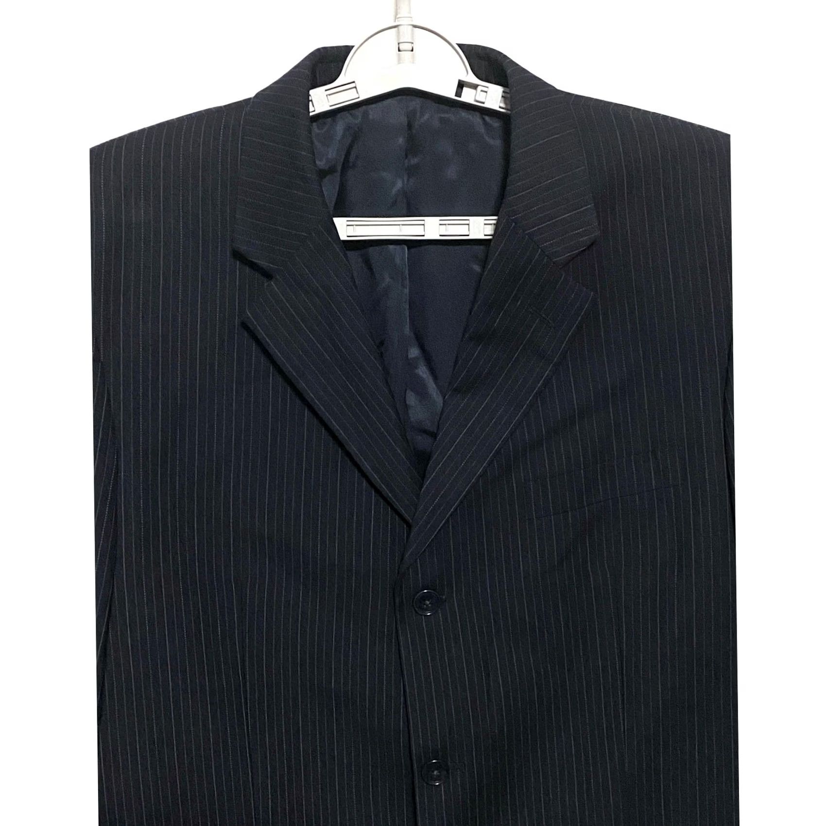 Jones New York Jones New York Pinstripe Suit Jacket Blazer Men 42L Professional Business Office Size 42R - 2 Thumbnail