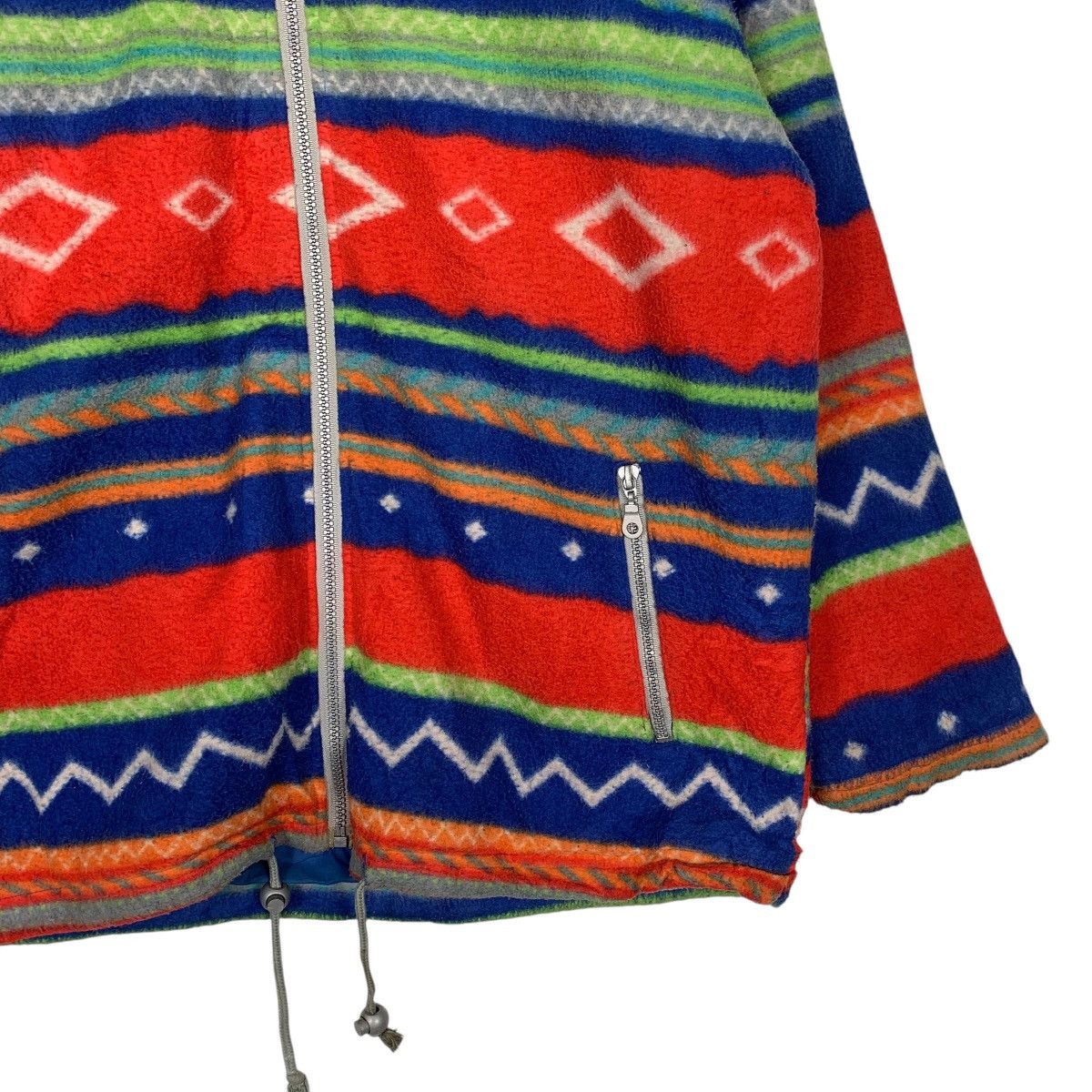 Japanese Brand Japanese Brand Salco Multicolor Aztech Fleece Hoodie Jacket Size US L / EU 52-54 / 3 - 4 Thumbnail