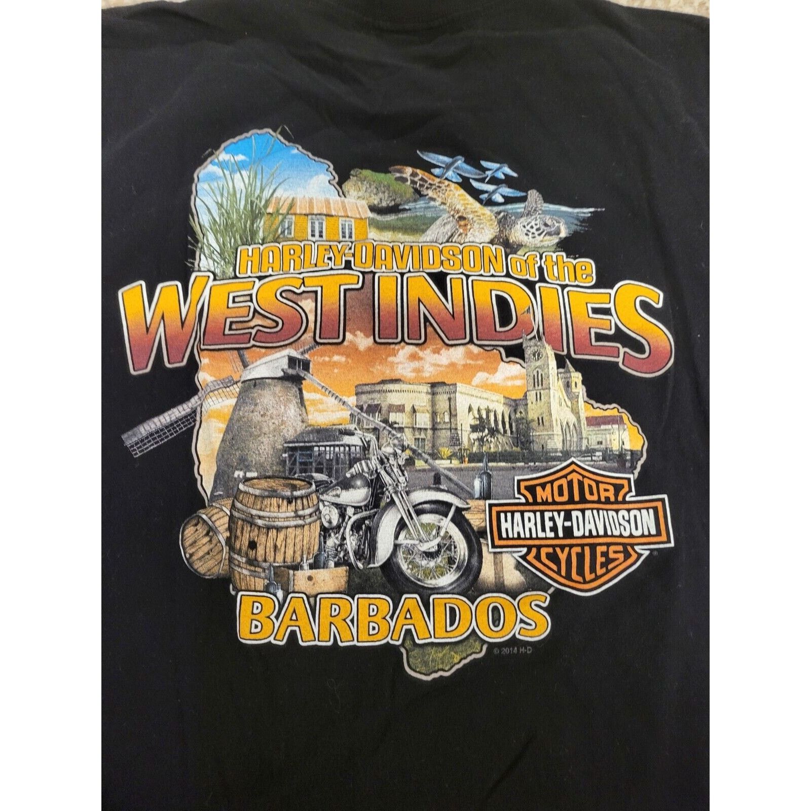 Harley Davidson harley davidsonwest Indies Mens Size Large Short Sleeve Size US XL / EU 56 / 4 - 4 Thumbnail
