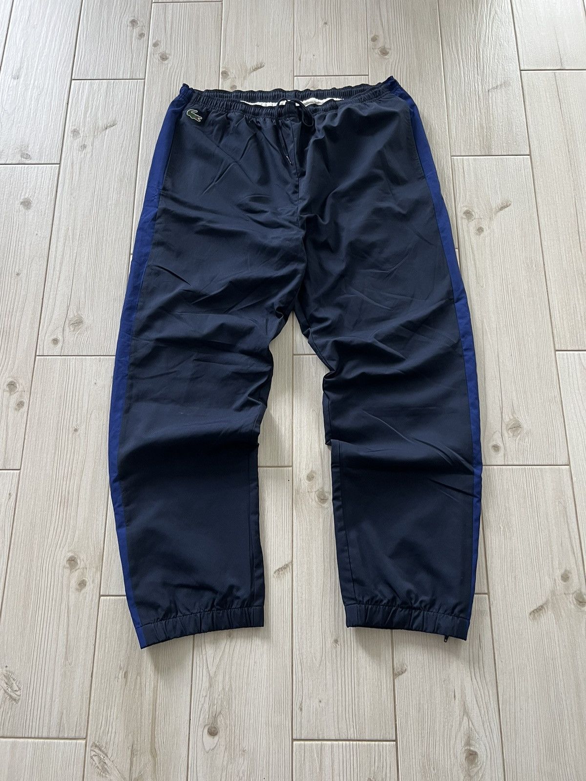 Lacoste Vintage Lacoste Nylon Y2K Logo Pants XXL Blue Size US 38 / EU 54 - 1 Thumbnail