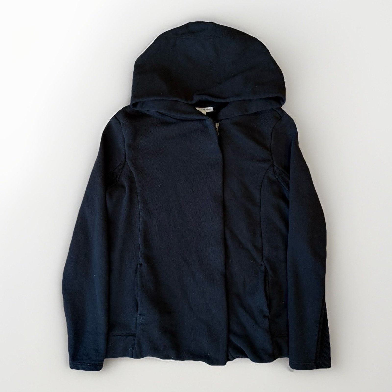 James Perse James Perse Jacket Women's 4 Cotton Full Zip Asymmetrical Size S / US 4 / IT 40 - 1 Thumbnail