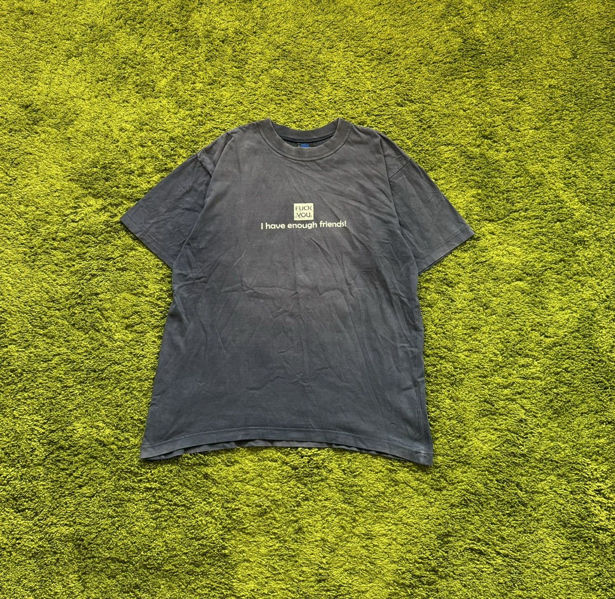 Band Tees × Vintage 1990s vintage I have enough friends t-shirt Size US XL / EU 56 / 4 - 1 Thumbnail