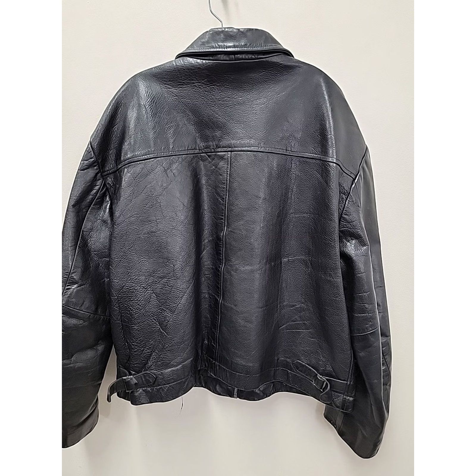 Banana Republic Banana Republic Jacket Size XL Black Genuine Leather Mens Size US XL / EU 56 / 4 - 7 Thumbnail