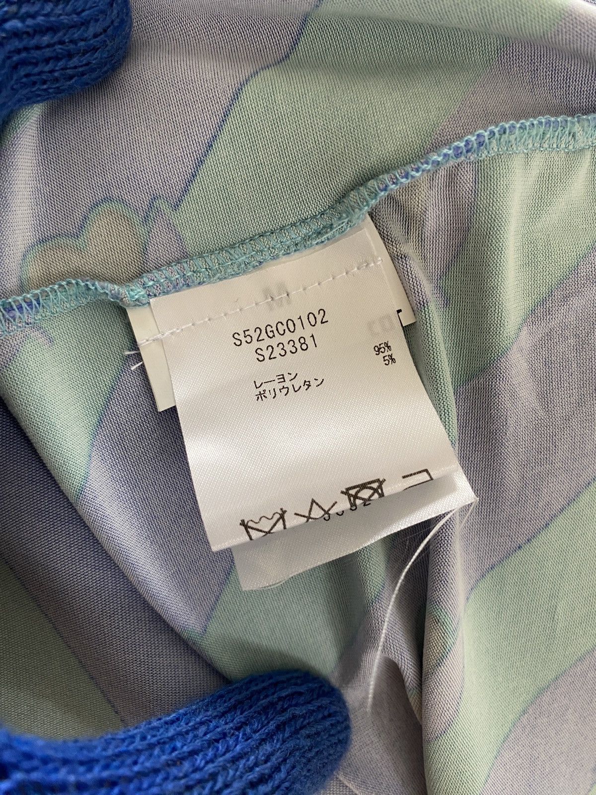 Maison Margiela MM6 Floral Motif Stripe Casual Rayon T Shirt Size M / US 6-8 / IT 42-44 - 9 Thumbnail