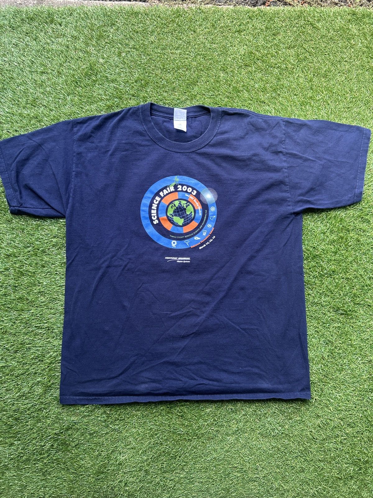 Vintage Vintage 2003 Science Fair Tee Size US XL / EU 56 / 4 - 1 Thumbnail