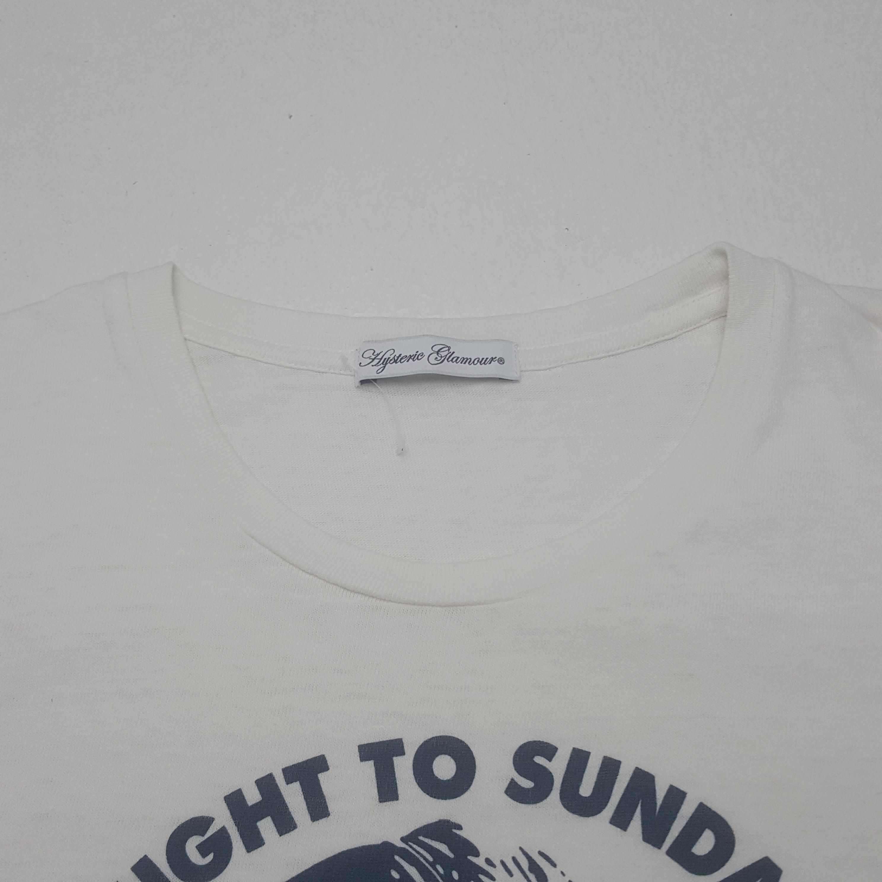 Hysteric Glamour × Japanese Brand × Vintage Vintage Hysteric Glamour Japanese Brand Tshirt Size S / US 4 / IT 40 - 4 Thumbnail