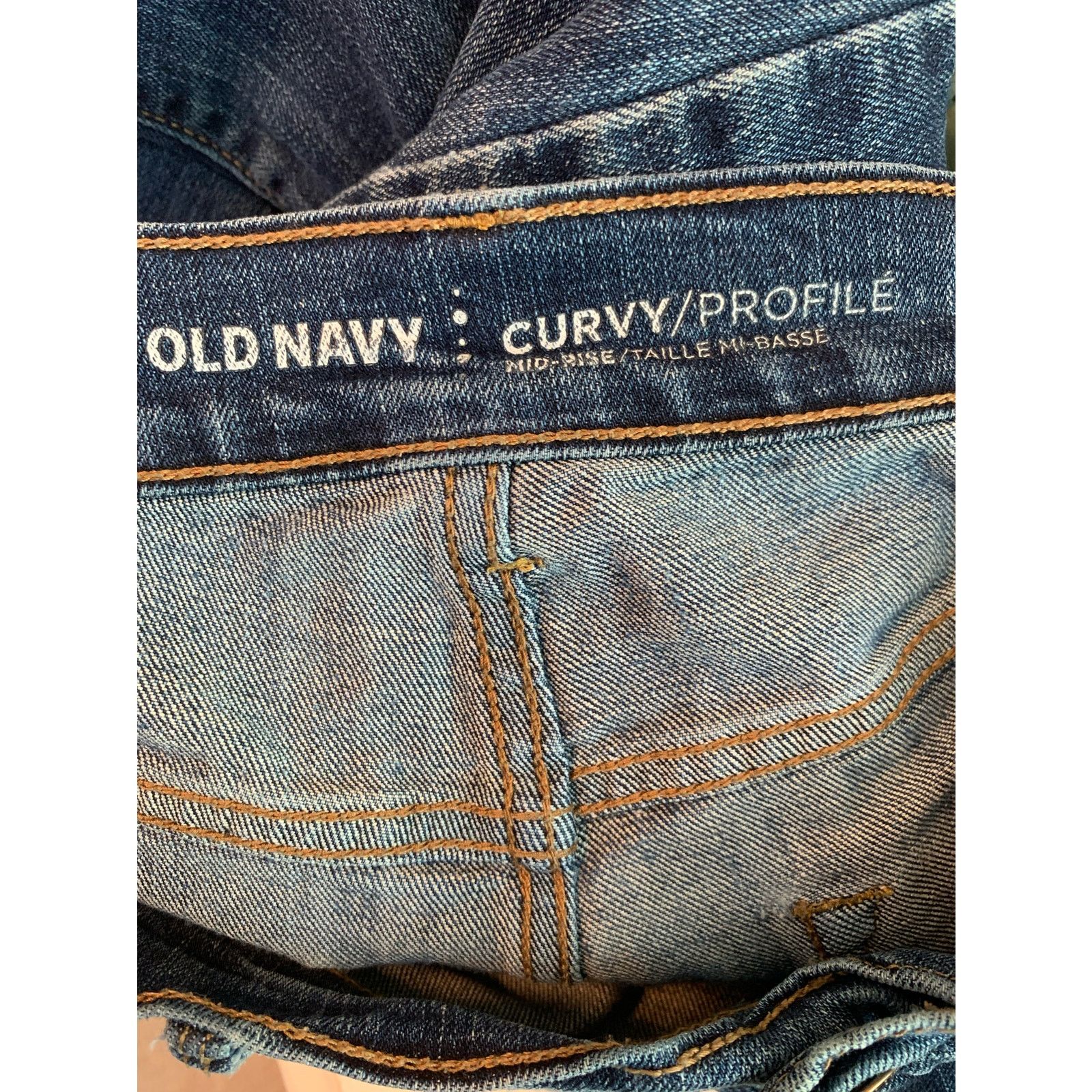 Old Navy Old Navy curvy blue straight legs jeans size 2 Size 26" / US 2 / IT 38 - 3 Thumbnail