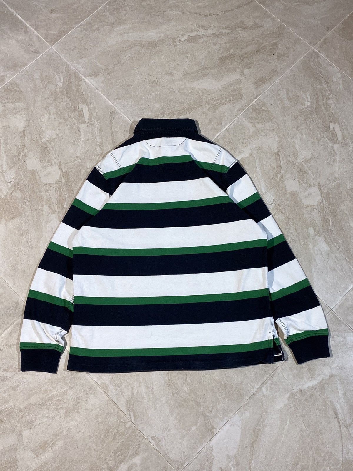Polo Ralph Lauren 🔥 POLO RALPH LAUREN RUGBY STRIPED SHIRT PREPPY 2000s VIBES Size US L / EU 52-54 / 3 - 2 Thumbnail