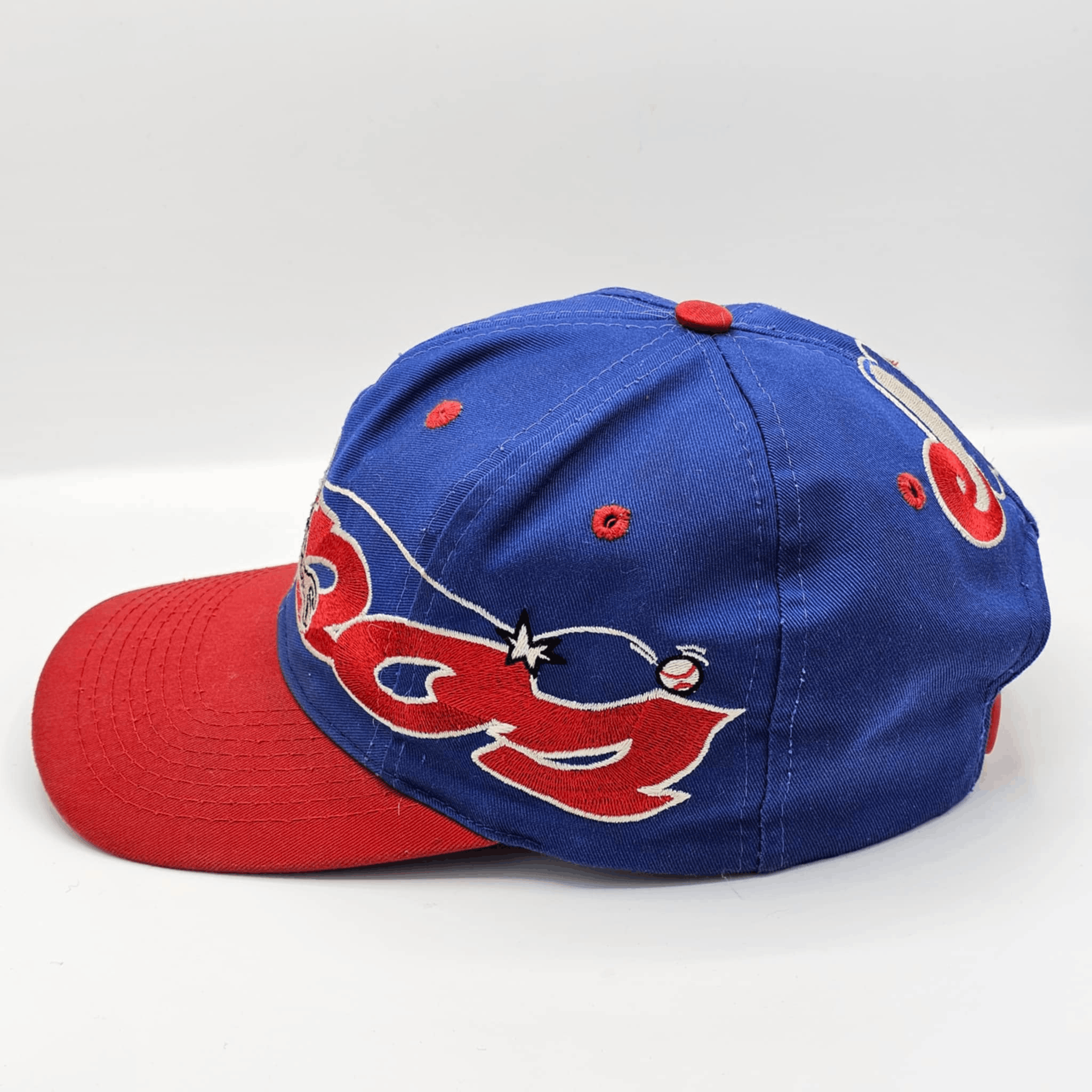 MLB × Vintage Montreal Expos Vintage 90s Bugs Bunny Snapback Hat Size ONE SIZE - 3 Thumbnail