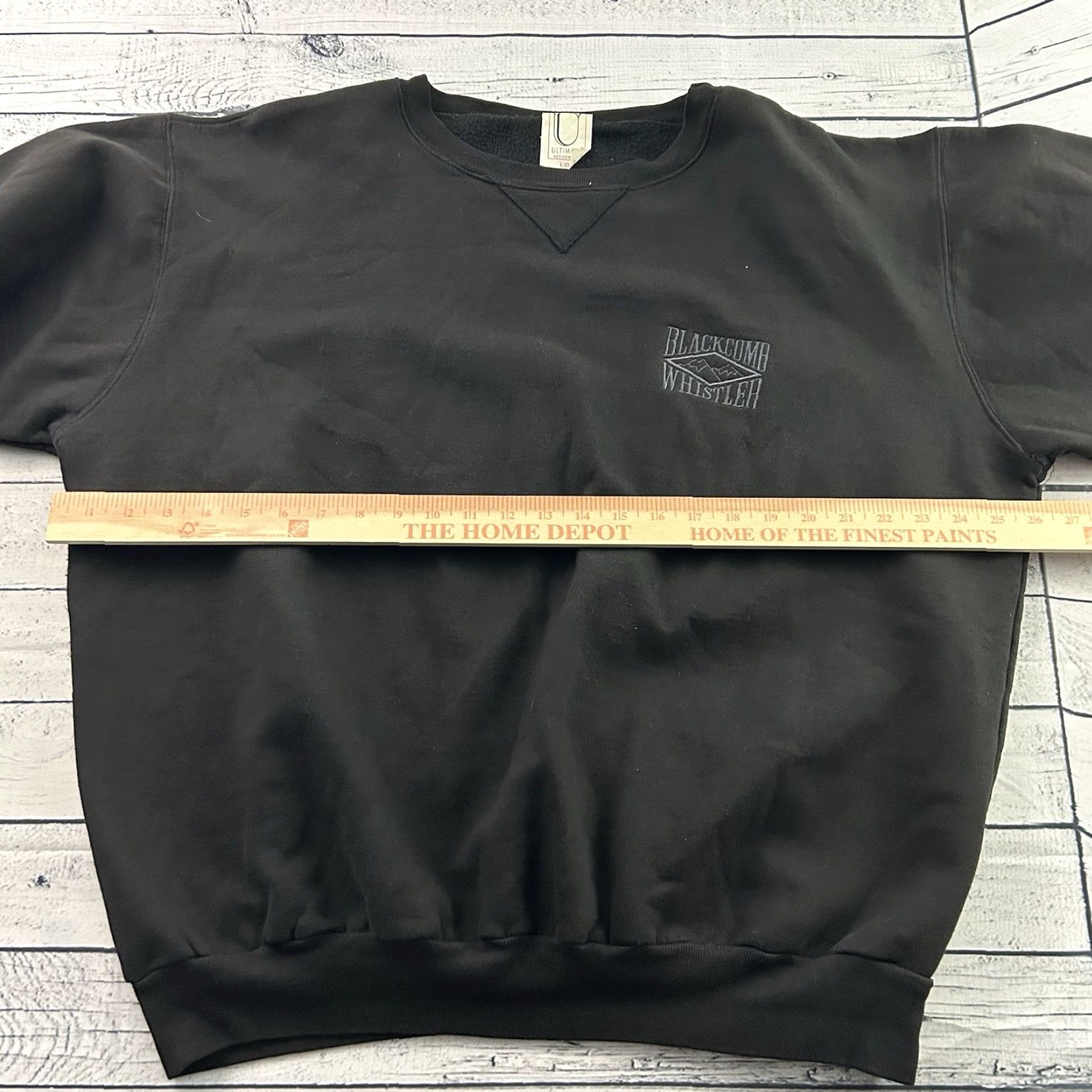 Whistles VINTAGE Ultimate Blackcomb Whistler Crewneck Sweatshirt Men’s Large Black Sweatshirt Mens Large Black Whistler 90s Event Vintage Size US L / EU 52-54 / 3 - 5 Thumbnail