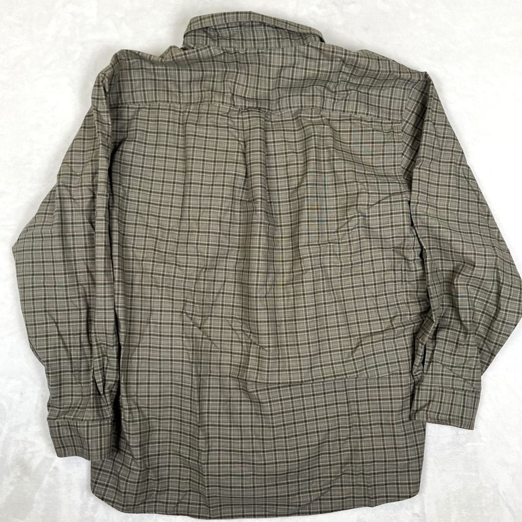 Vintage RedHead Long Sleeve Button Up Shirt Mens 3XL Plaid Casual Work Beige Brown Green Pocketed Button-Up Shirt Mens 3XL Tan Cotton Casual Wear Mens Size US XXL / EU 58 / 5 - 5 Thumbnail