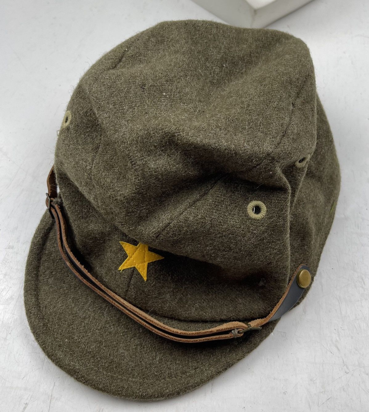 Japanese Brand vintage WW2 japanese military hat tc46 Size ONE SIZE - 2 Thumbnail