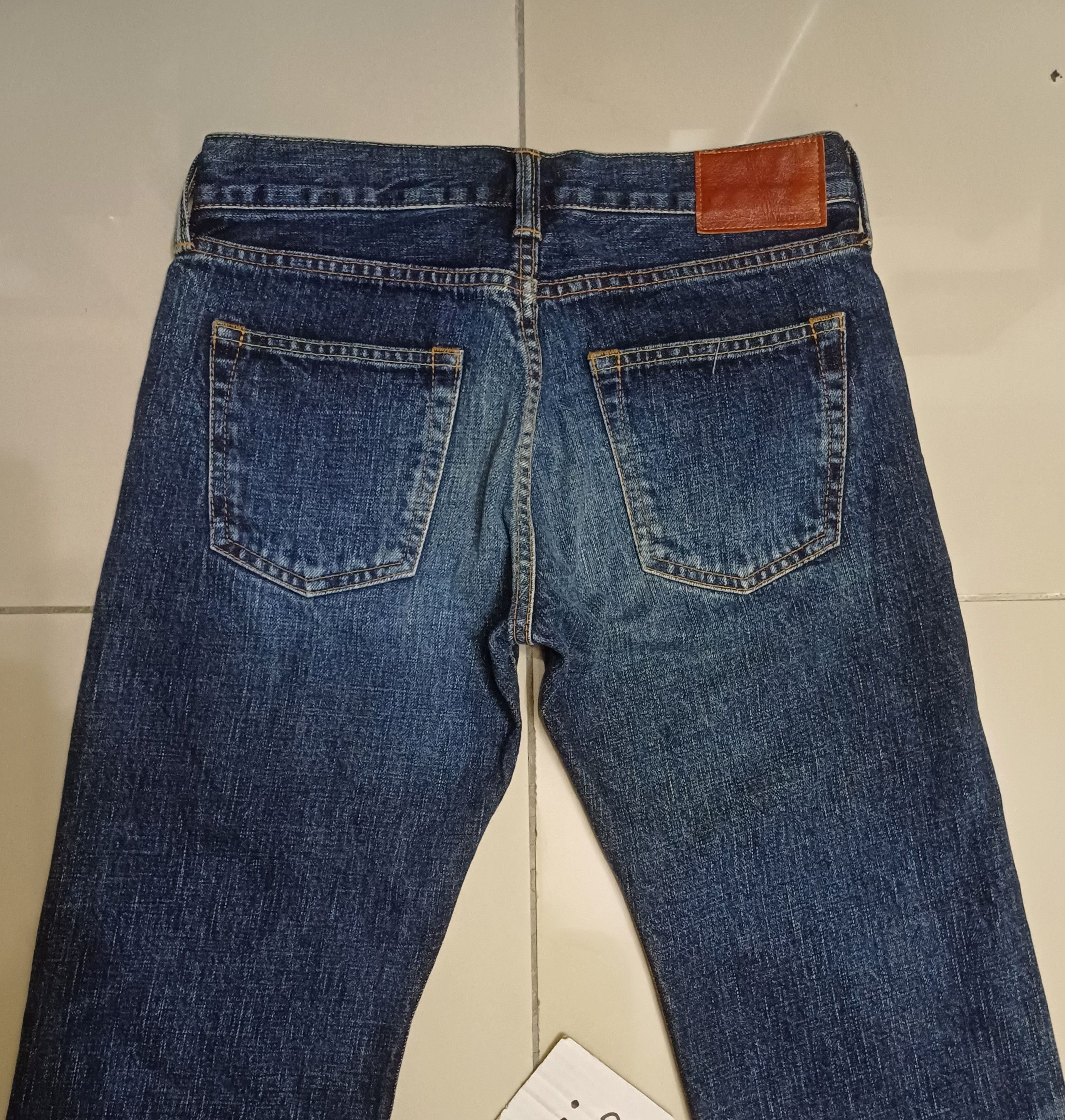 Japanese Brand Nice Jeans Deep Blue by Eternal Clothing Size 28" / US 6 / IT 42 - 4 Thumbnail