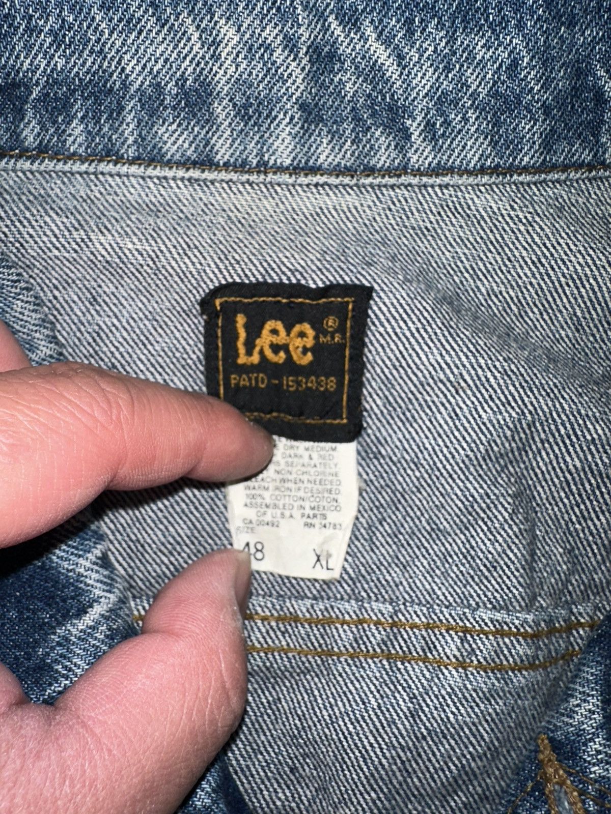 Lee Lee Type Storm Rider 3 Denim Jacket Hard Rock Cafe Size US XL / EU 56 / 4 - 4 Thumbnail
