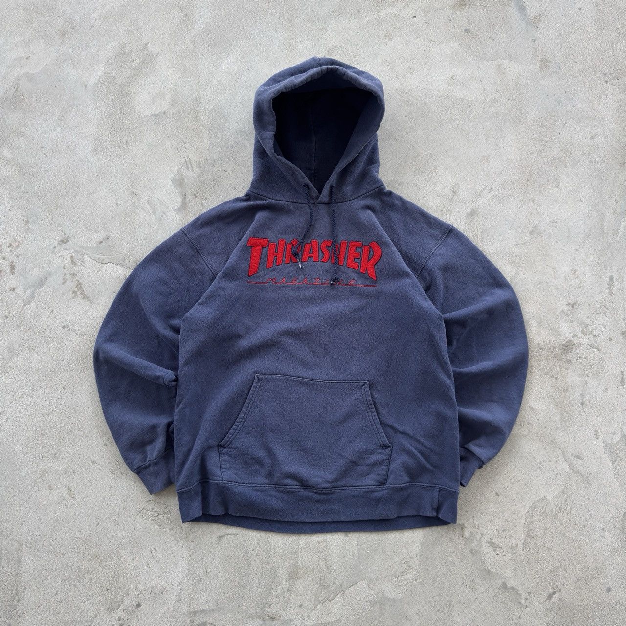 Thrasher Thrasher Magazine Embroidered Logo Navy Hoodie Small Size US S / EU 44-46 / 1 - 1 Thumbnail