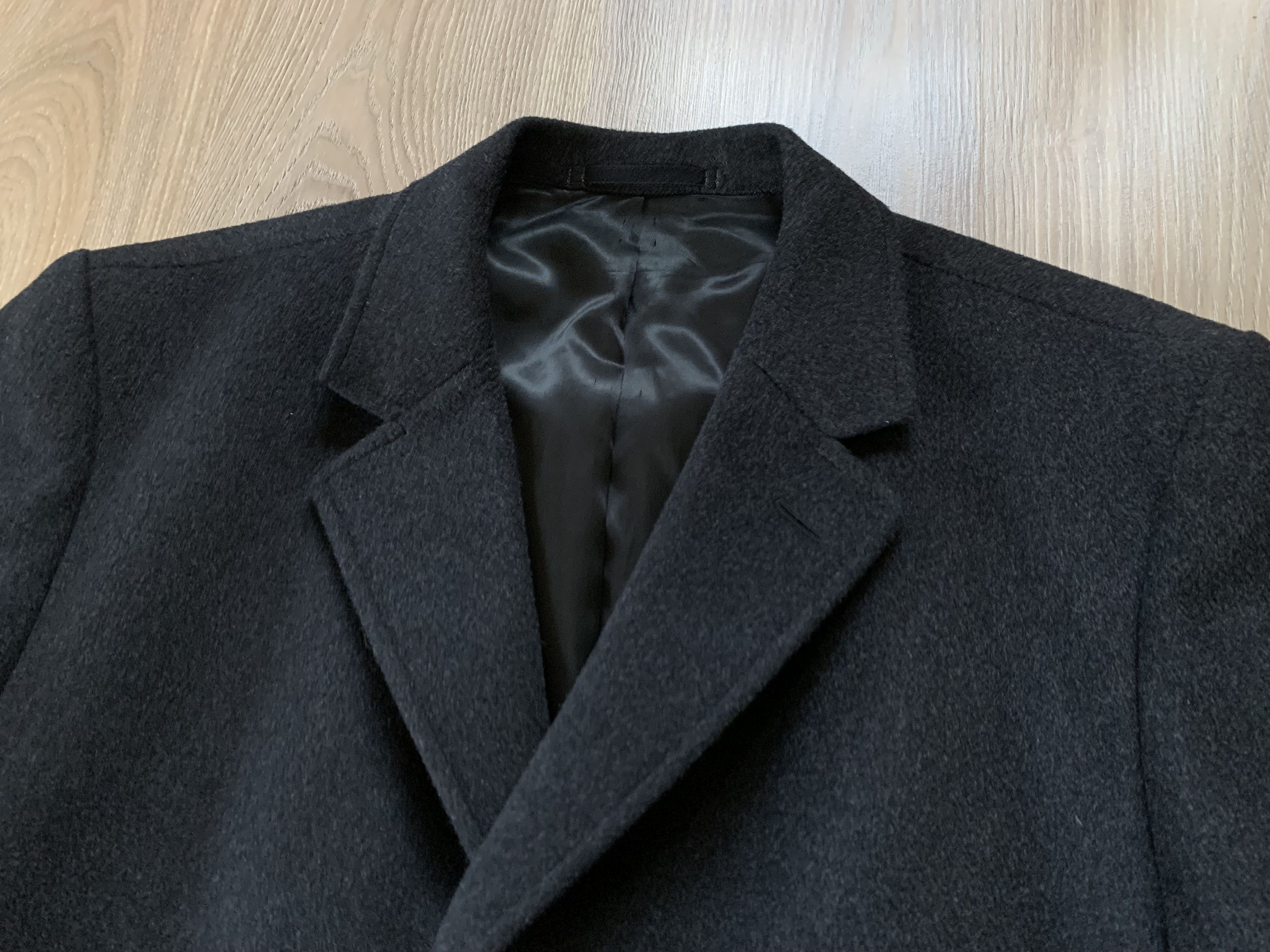 Designer × Vintage Dominique Girod Cashmere Black Heavy Coat Size US XL / EU 56 / 4 - 5 Thumbnail