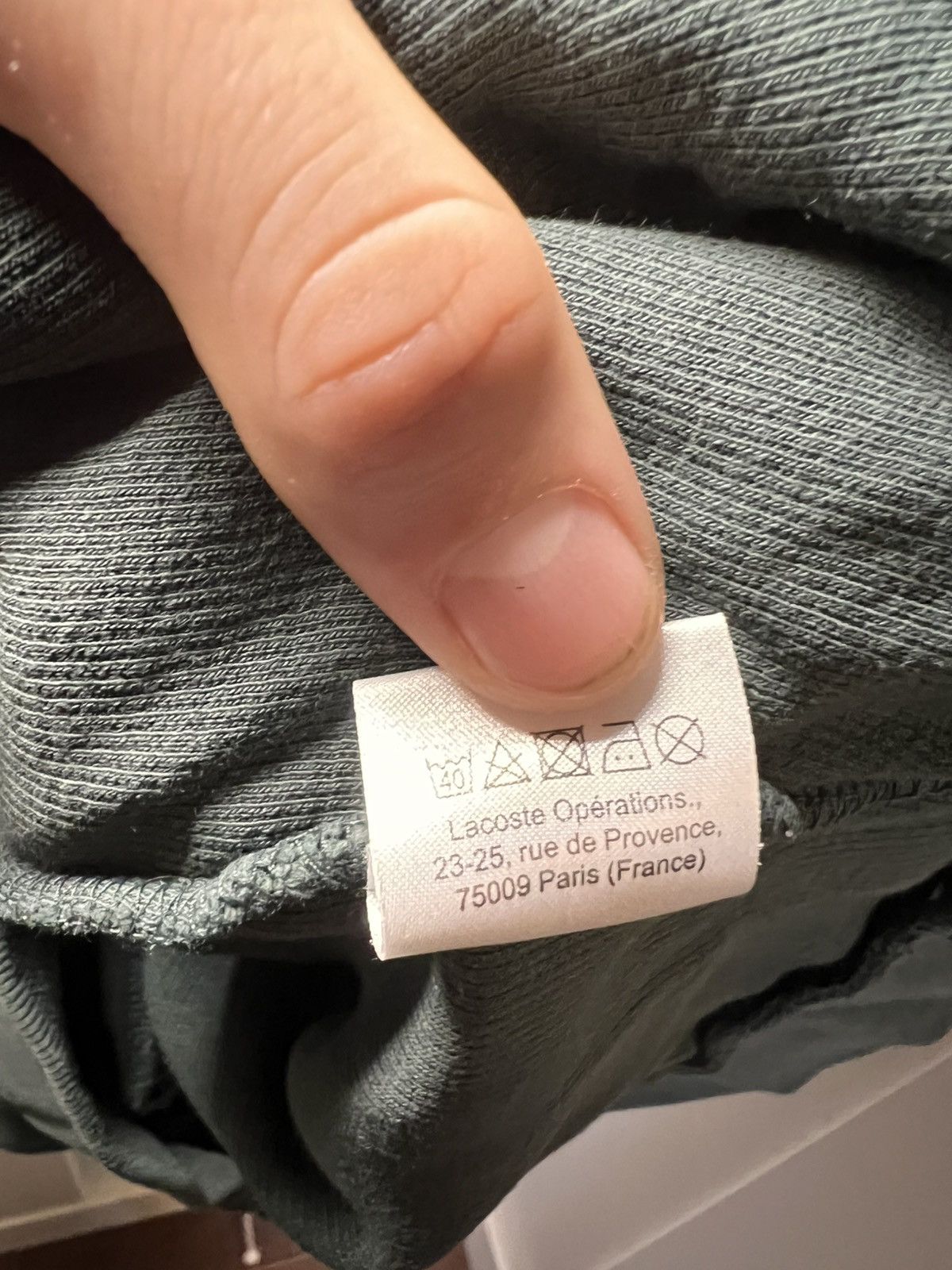 Lacoste Vintage Lacoste logo quarter zip sweater Size US L / EU 52-54 / 3 - 11 Thumbnail