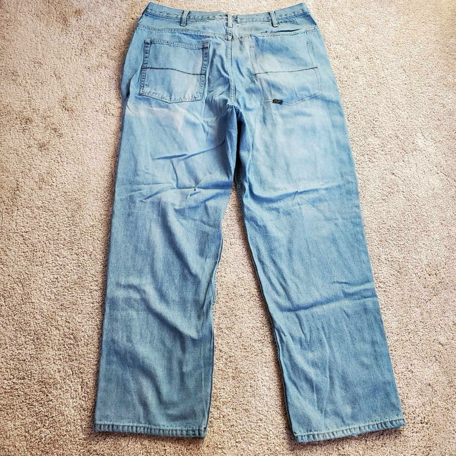 Sean John VINTAGE Sean John Jeans Hip Hop Denim 38x32 Men Blue 5-Pocket Design Relaxed Era Y2K Grail Baggy Shirt Size US 38 / EU 54 - 5 Thumbnail