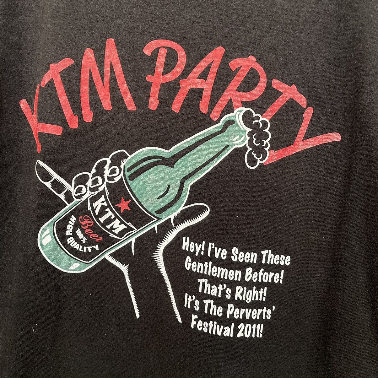 Hysteric Glamour × If Six Was Nine × Japanese Brand KTM Perverts Party Ifsixwasnine Hysterics Faded Tee Size US M / EU 48-50 / 2 - 2 Thumbnail