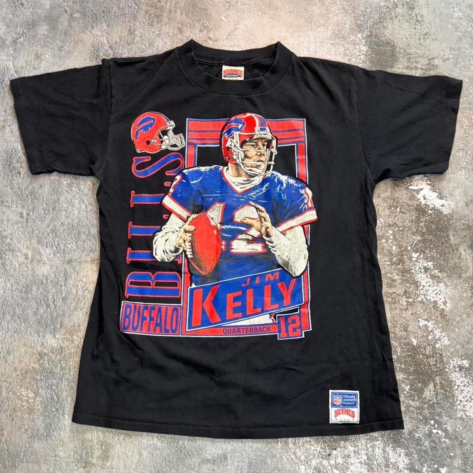 NFL × Nutmeg × Vintage Vintage 90s Jim Kelly Buffalo Bills Shirt Nutmeg Size Large Size US L / EU 52-54 / 3 - 1 Thumbnail