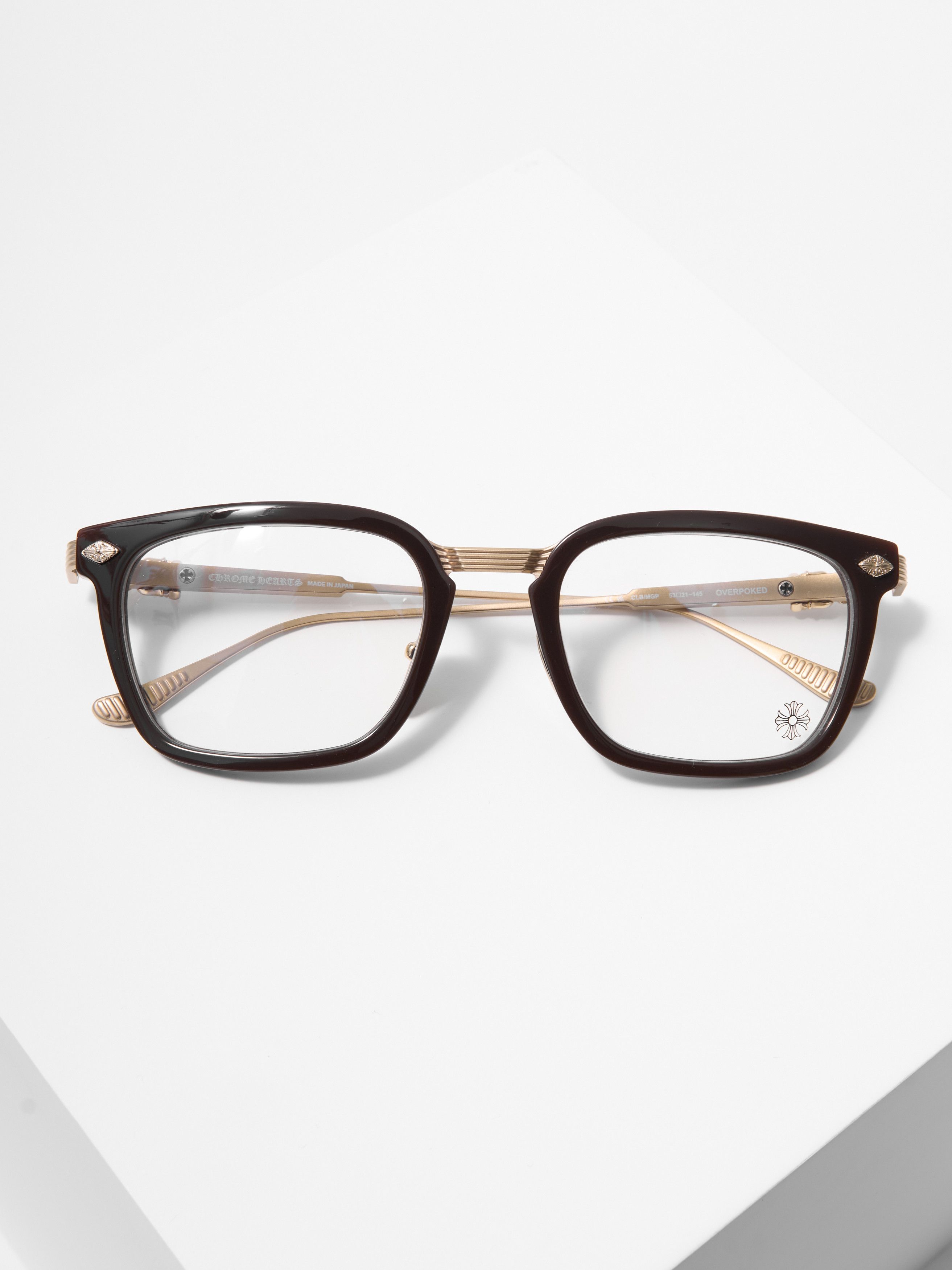 Chrome Hearts CHROME HEARTS OVERPOKED CLASSIC BROWN/MATTE GOLD PLATED Size ONE SIZE - 2 Thumbnail