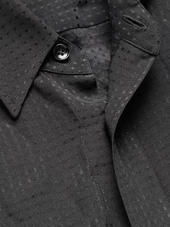 Celine o1y1024 Solid Color Shirt in Black Size US M / EU 48-50 / 2 - 3 Thumbnail