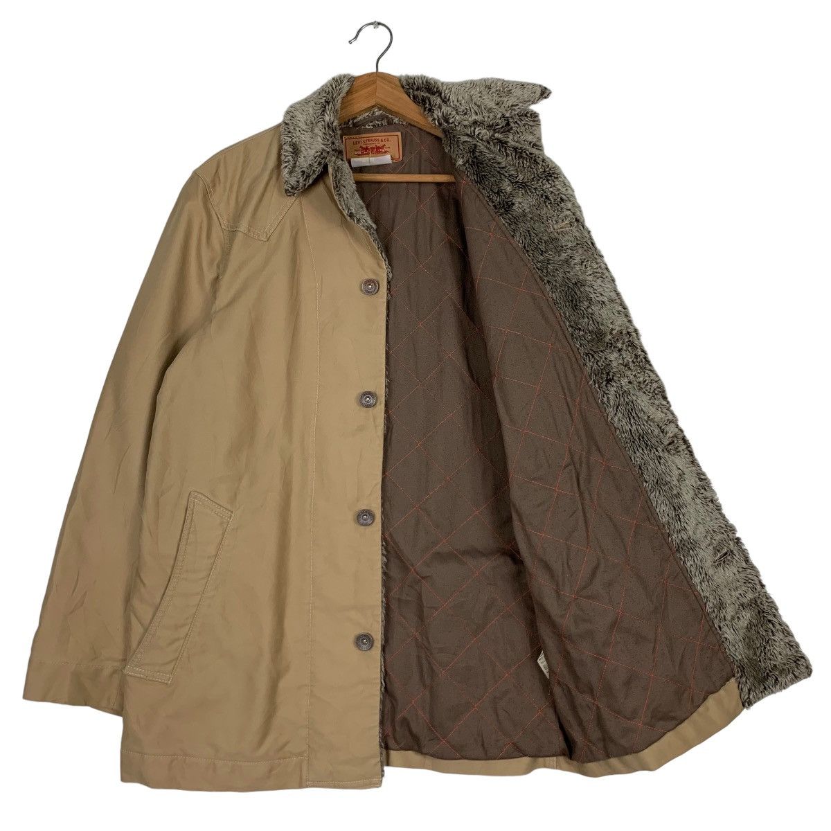 Levi's LEVIS Fur Collar Work Jacket #0036-C3 Size US L / EU 52-54 / 3 - 9 Thumbnail