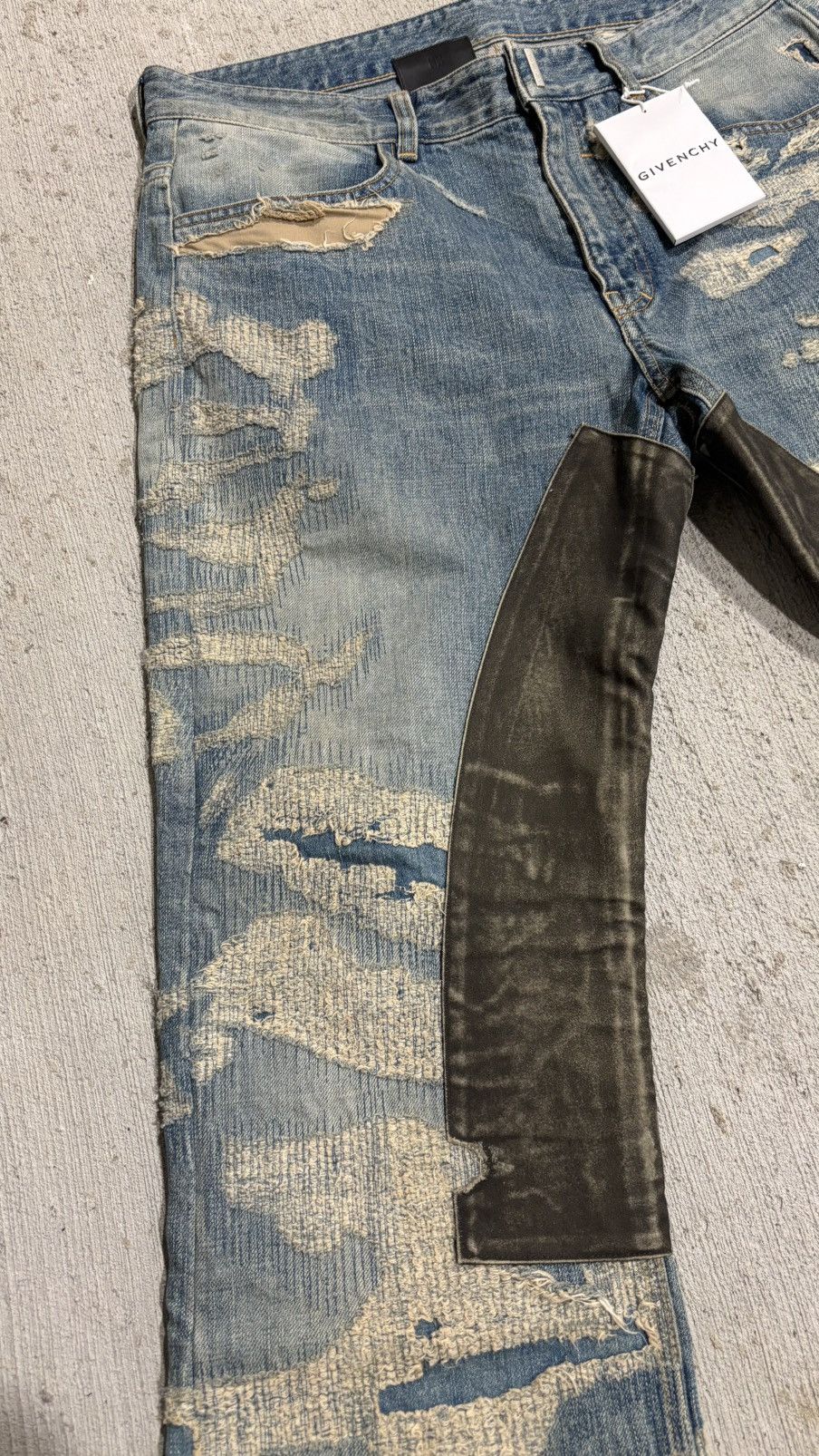 Givenchy Givenchy Moleskin Boro Denim Size US 33 - 3 Thumbnail
