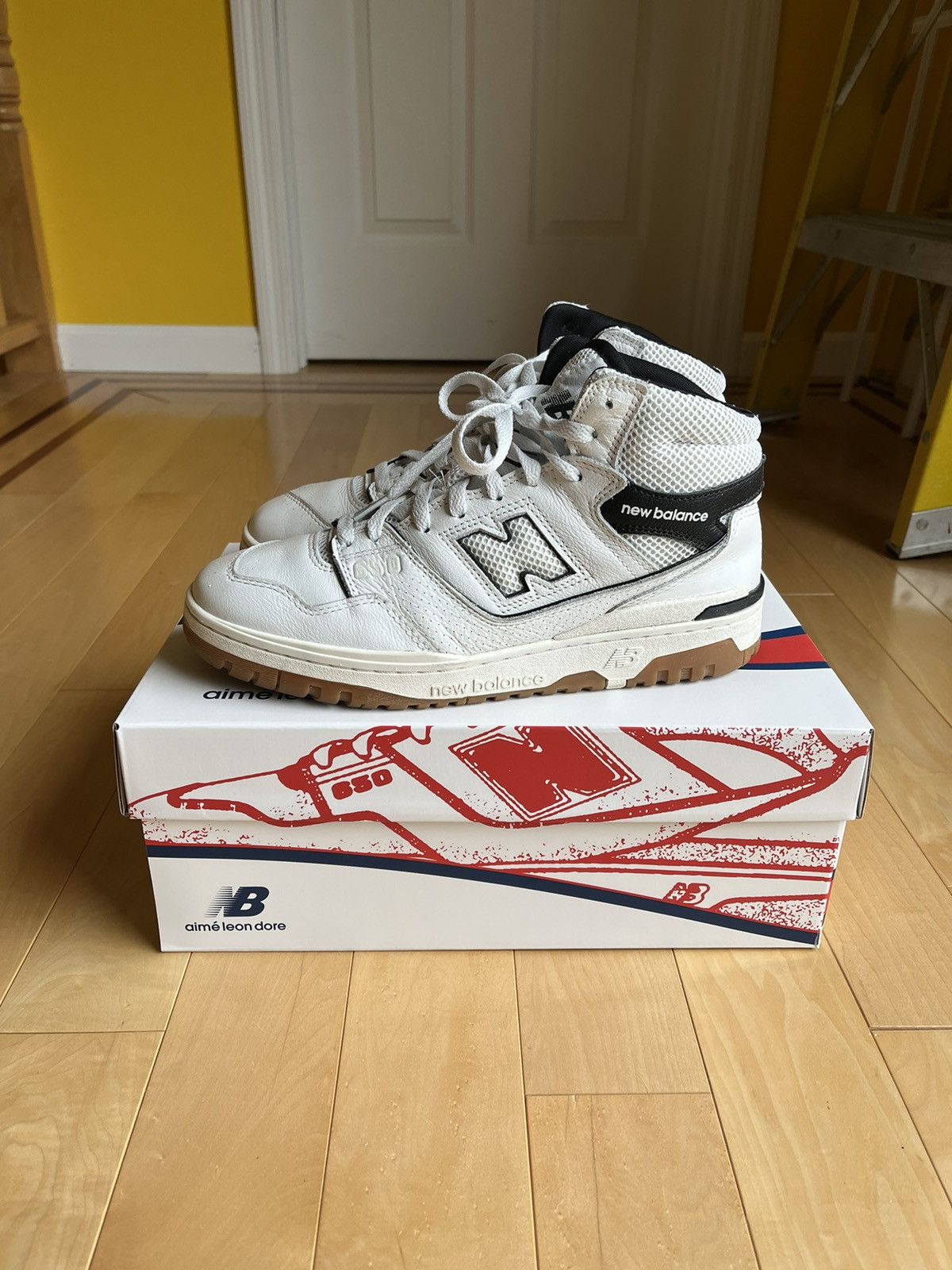 Aime Leon Dore × New Balance New balance 650 x Aime Leon Dore nb white black gum sole ald Size US 10 / EU 43 - 4 Thumbnail