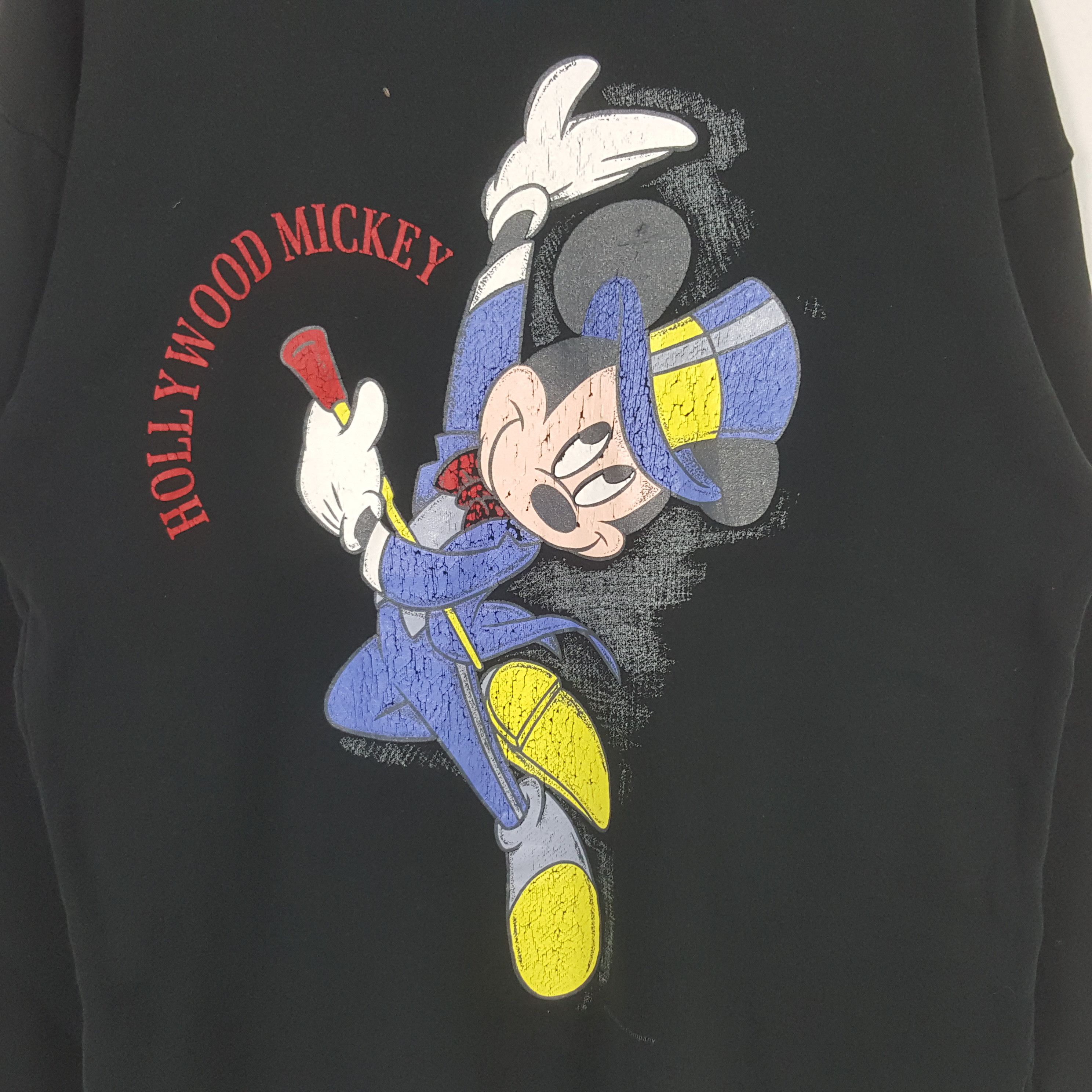 Disney Vintage Hollywood Mickey Cartoon Movie Sweatshirt C291N33 Size US M / EU 48-50 / 2 - 2 Thumbnail