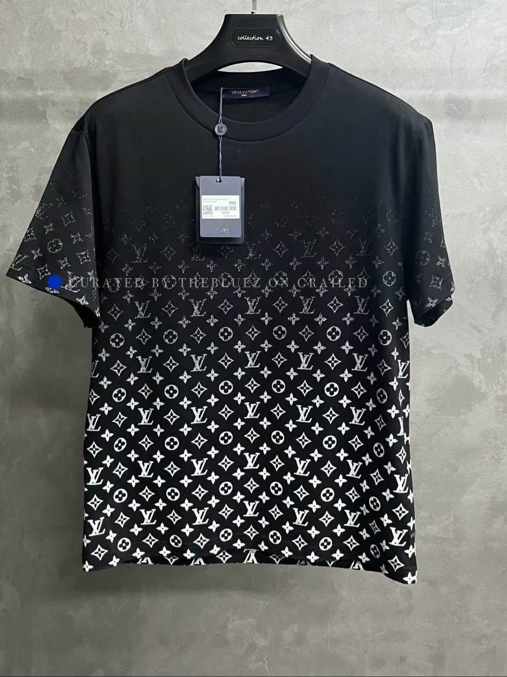 Louis Vuitton Black Gradient Pattern Short Sleeve Shirt Size US M / EU 48-50 / 2 - 1 Thumbnail