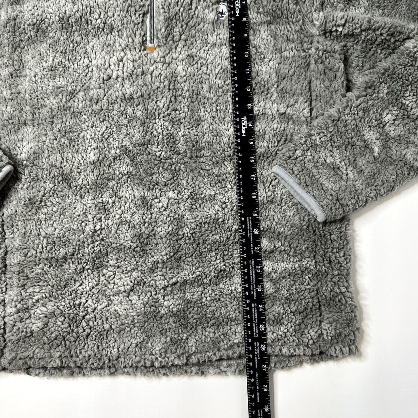Vintage Simply Southern Sherpa Pullover 1/4 Zip Women's Size Small Gray Shirt Size S / US 4 / IT 40 - 6 Thumbnail