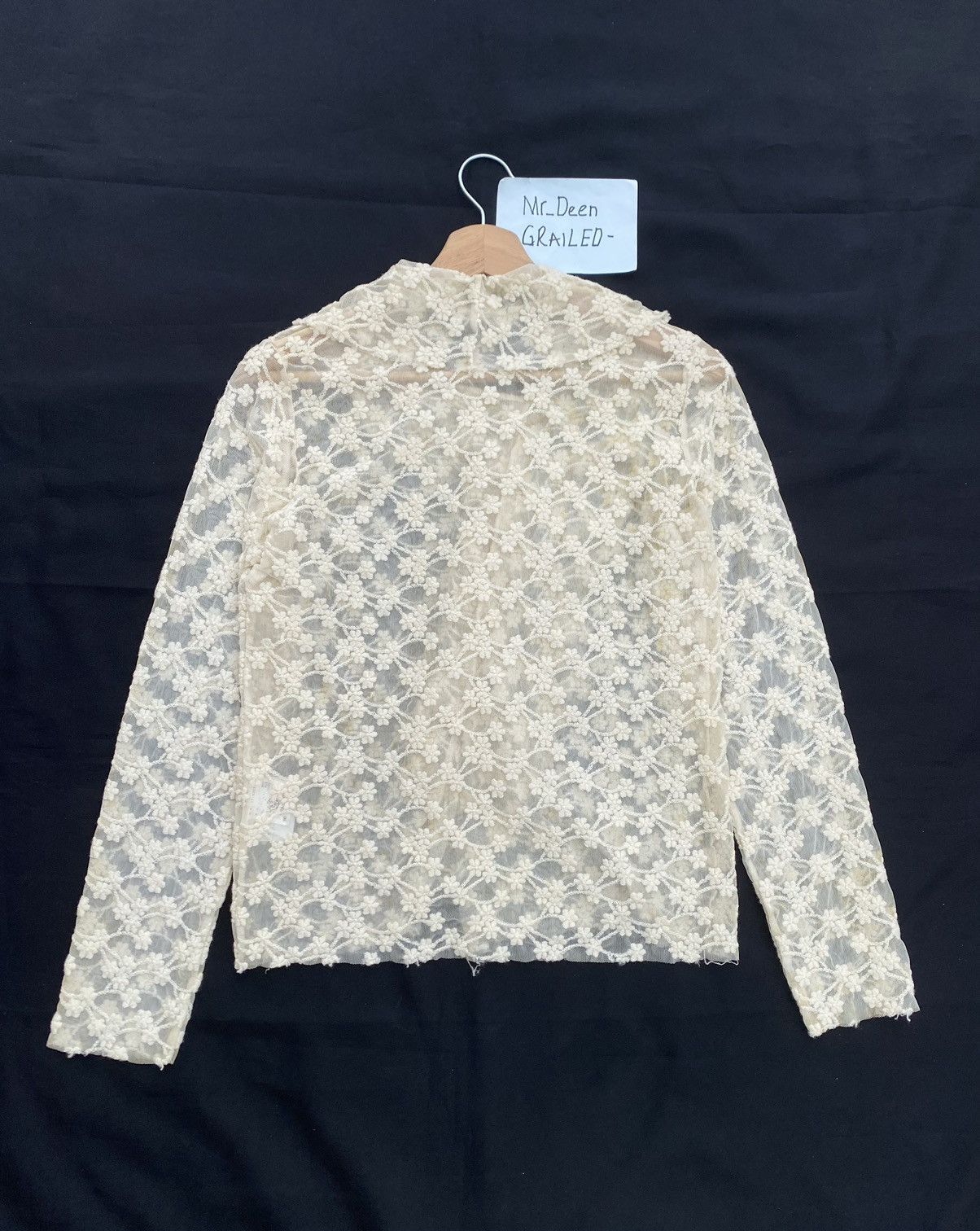 Comme des Garcons Rare Vintage AD1997 Comme Des Garcons CDG tricot Lace Tops Size XS / US 0-2 / IT 36-38 - 23 Thumbnail