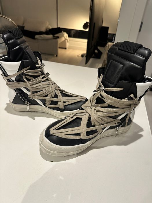 Rick Owens Rick Owen’s megalace geobasket special edition | Grailed
