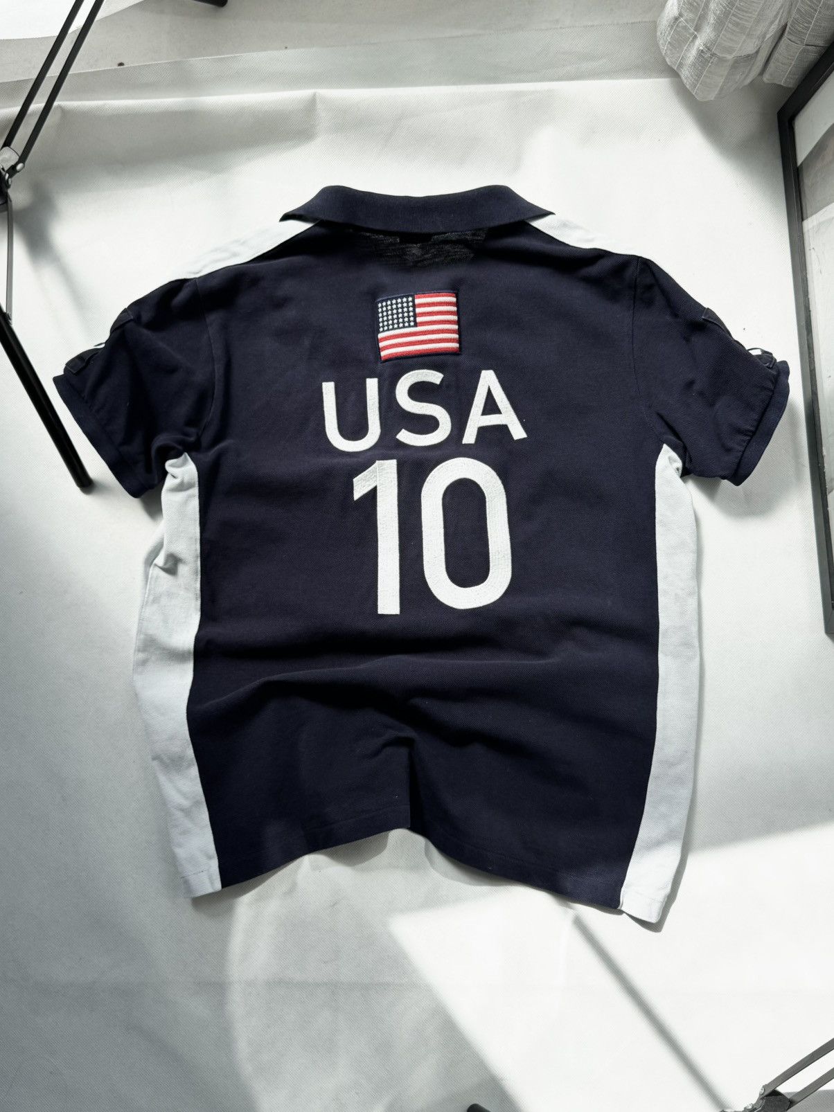 Polo Ralph Lauren Rare Ralph Lauren USA Polo T Shirt Tee Chief Keef New York Size US L / EU 52-54 / 3 - 13 Thumbnail