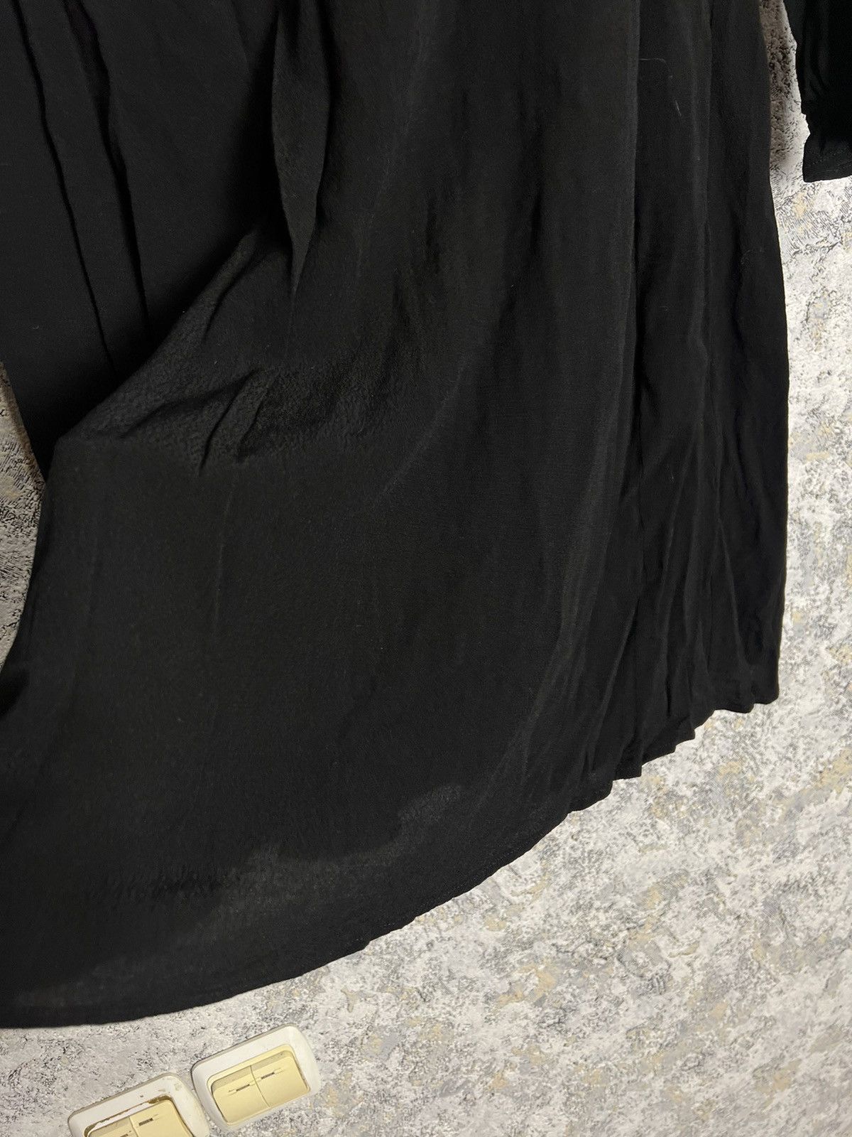 Designer × ba&sh Ba&sh Black V-Neck Blouson 3/4 Sleeve Tunic Mesh Dress Size1 Size XS / US 0-2 / IT 36-38 - 3 Thumbnail