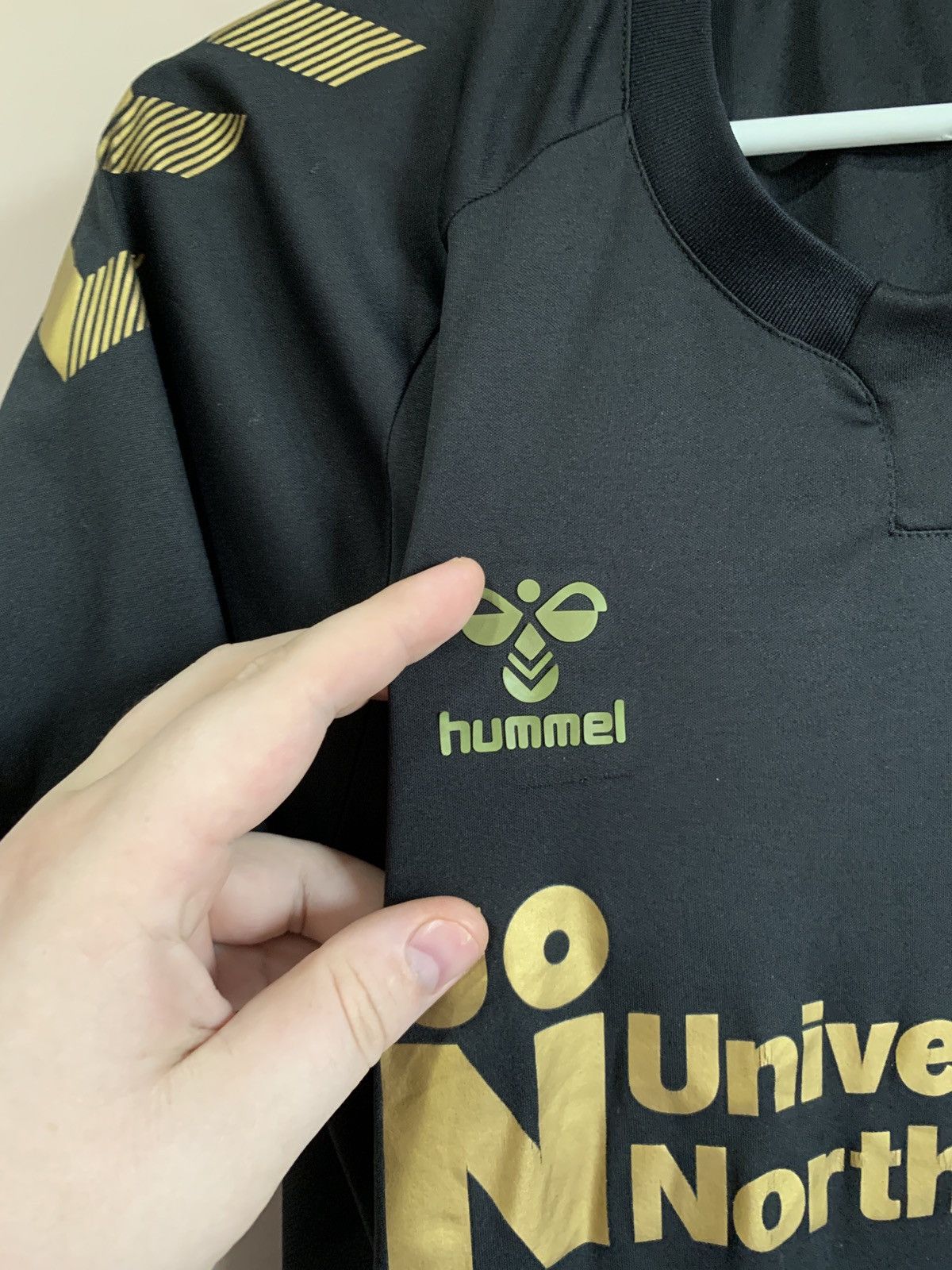 Hummel Northampton Town Away Football Shirt Hummel Soccer Jersey Size US S / EU 44-46 / 1 - 7 Thumbnail