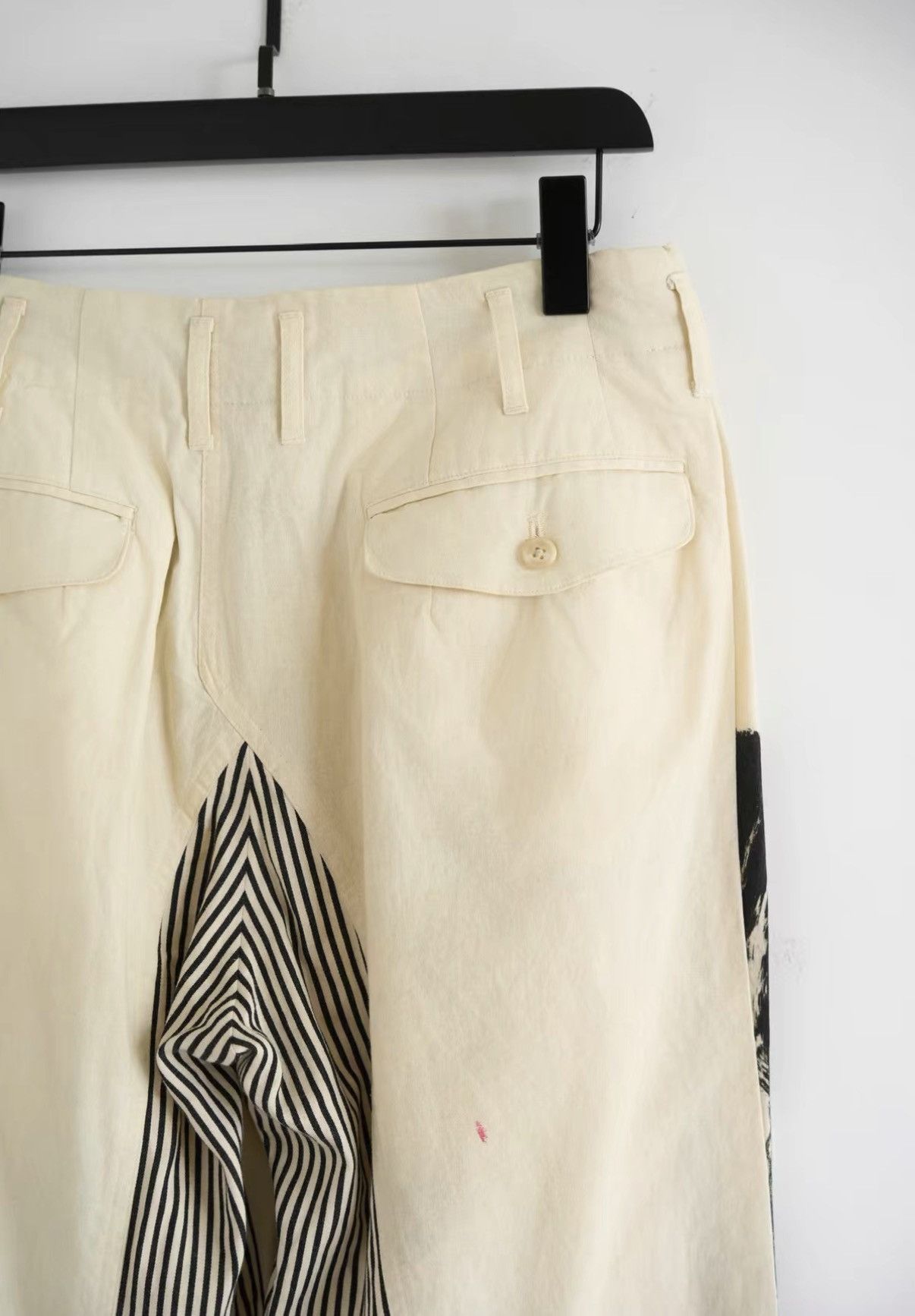 Yohji Yamamoto Yohji Yamamoto 17SS Yuka Asakura Hand-Printed Trousers J4 Size US 32 / EU 48 - 6 Thumbnail