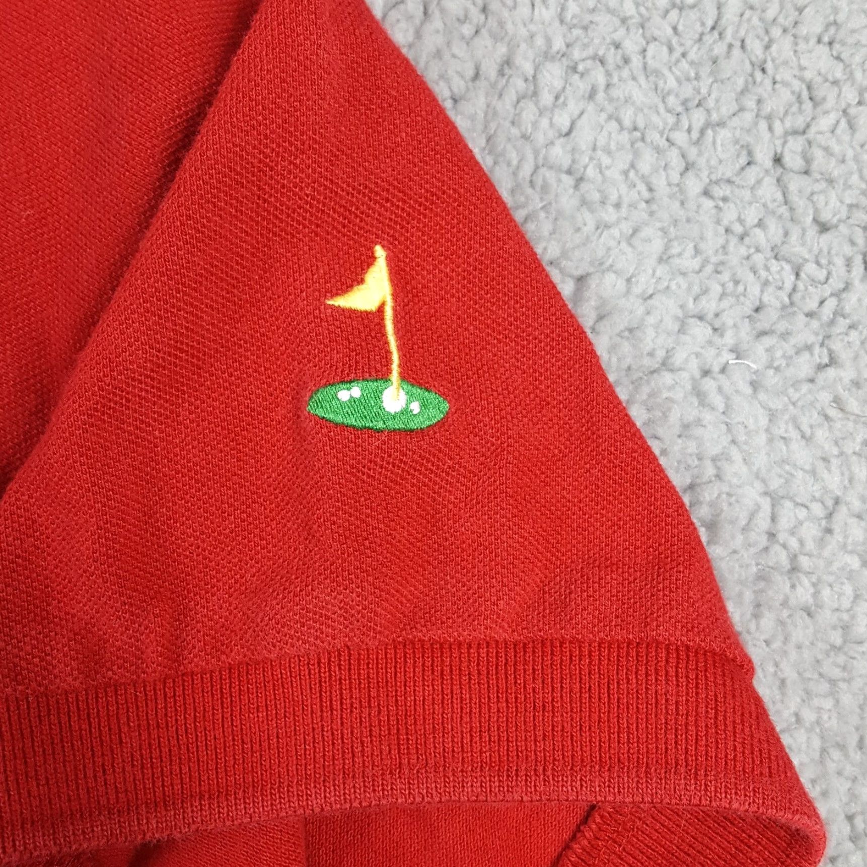 Vintage VINTAGE Pivot Rules Golf Polo Shirt Mens L Red Short Sleeve Button Collar 90s Preppy Embroidered Polo Shirt Mens Size US L / EU 52-54 / 3 - 4 Thumbnail