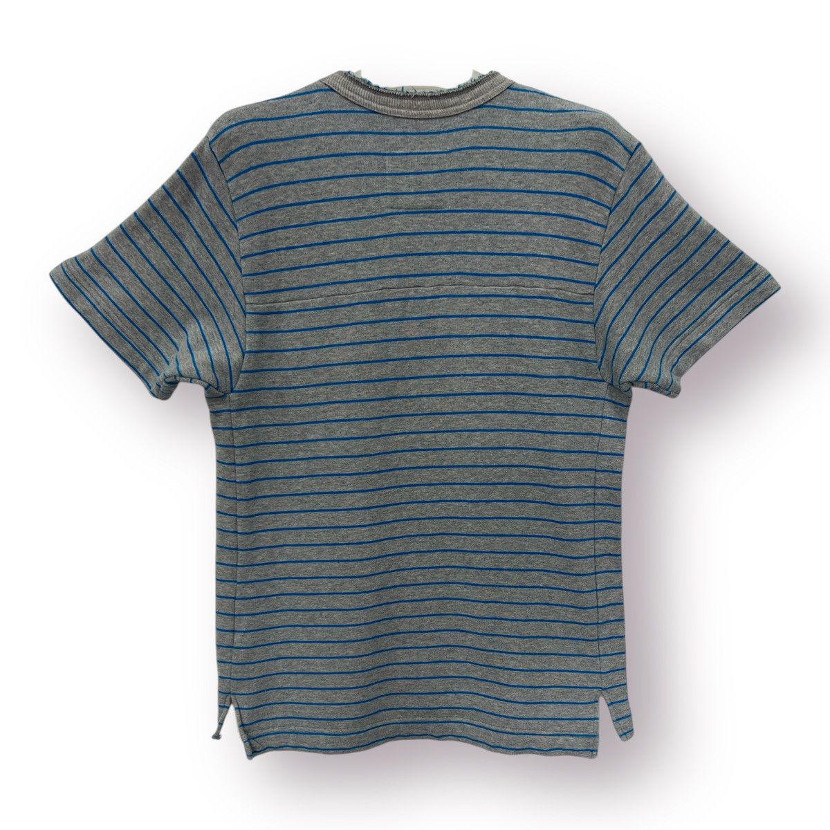 Sacai 🔥 Striped Shortsleeves sweatshirt Size US XS / EU 42 / 0 - 12 Thumbnail