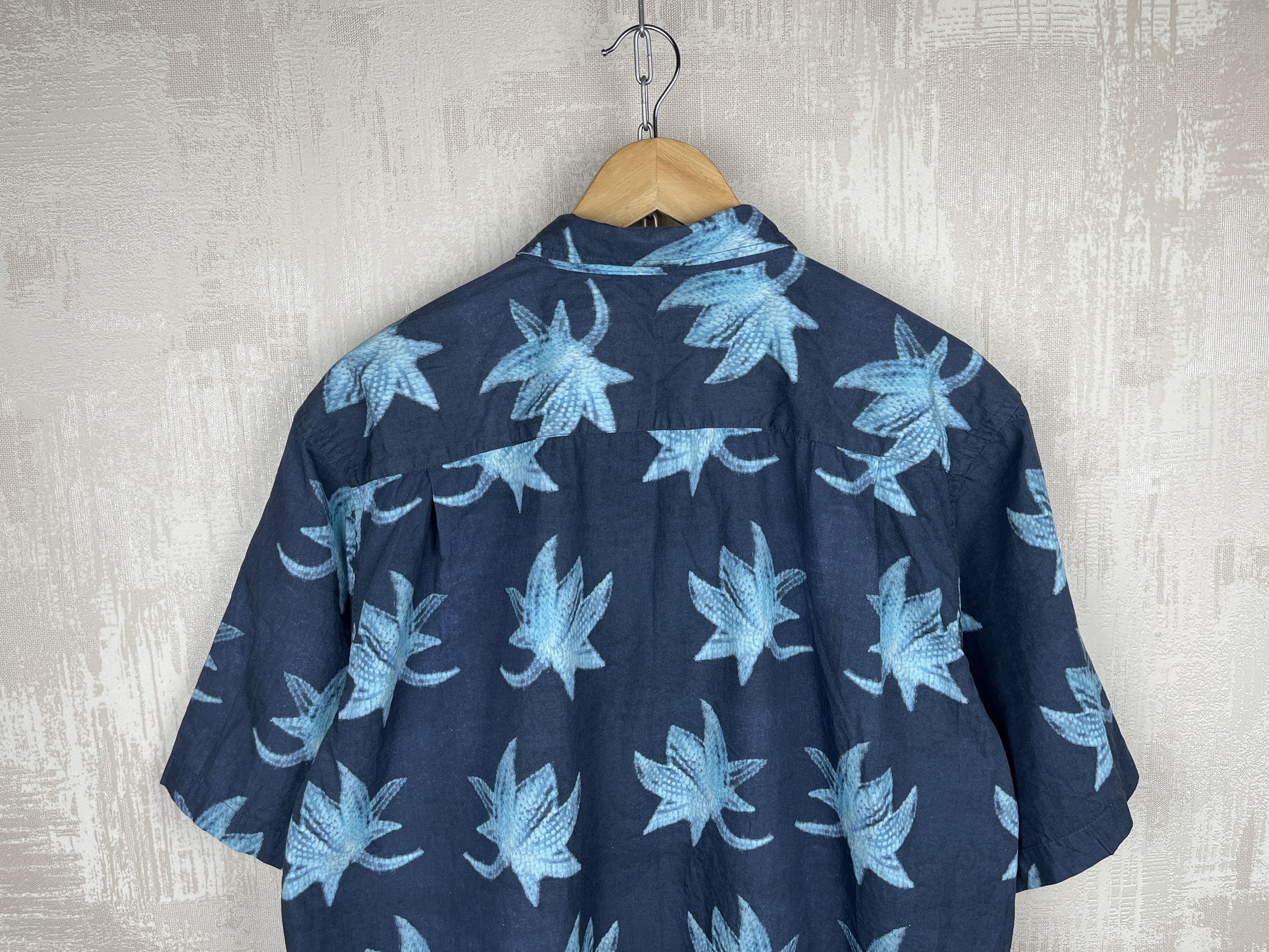 Japanese Brand Universal Works Aloha Hawaiian Leaf Shirt Short Sleeve Size US XL / EU 56 / 4 - 15 Thumbnail