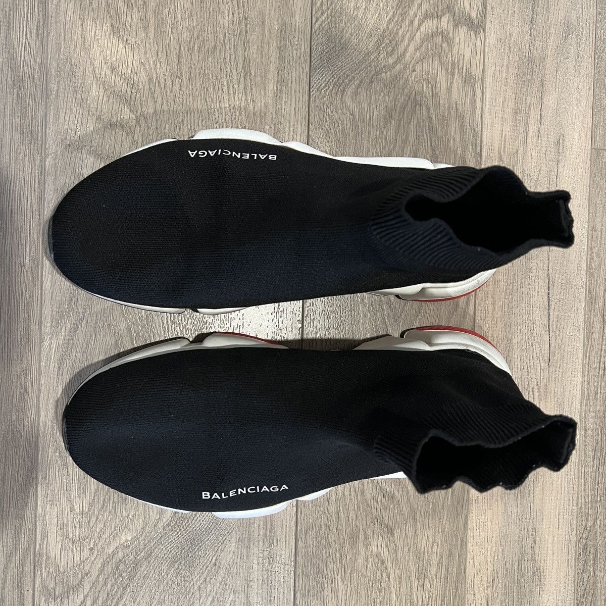 Balenciaga Balenciaga Speed runner 1.0 black red white Size US 7.5 / EU 40-41 - 1 Thumbnail