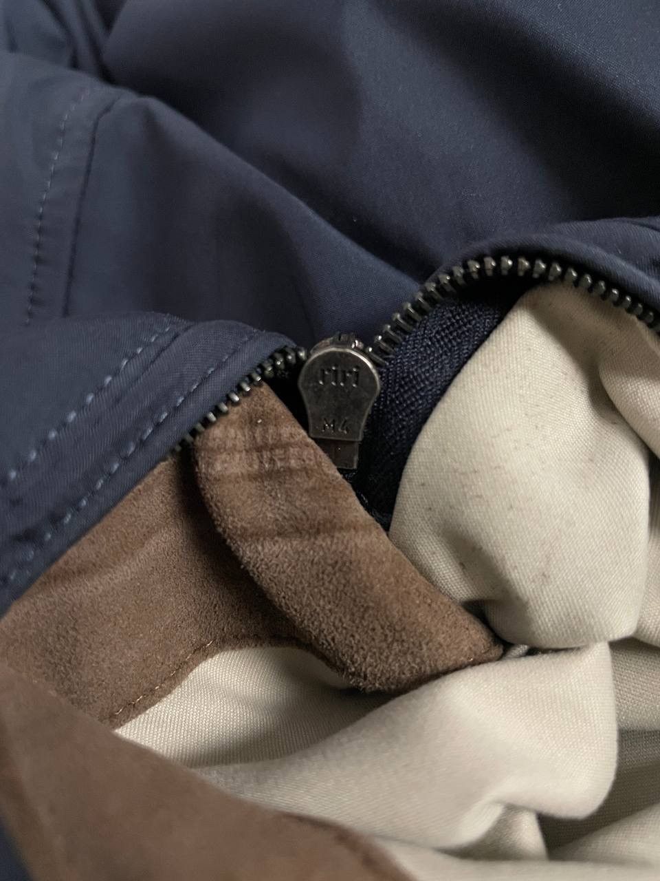 Loro Piana Loro Piana Jacket Trench Navy Cashmere Size US XXL / EU 58 / 5 - 20 Thumbnail