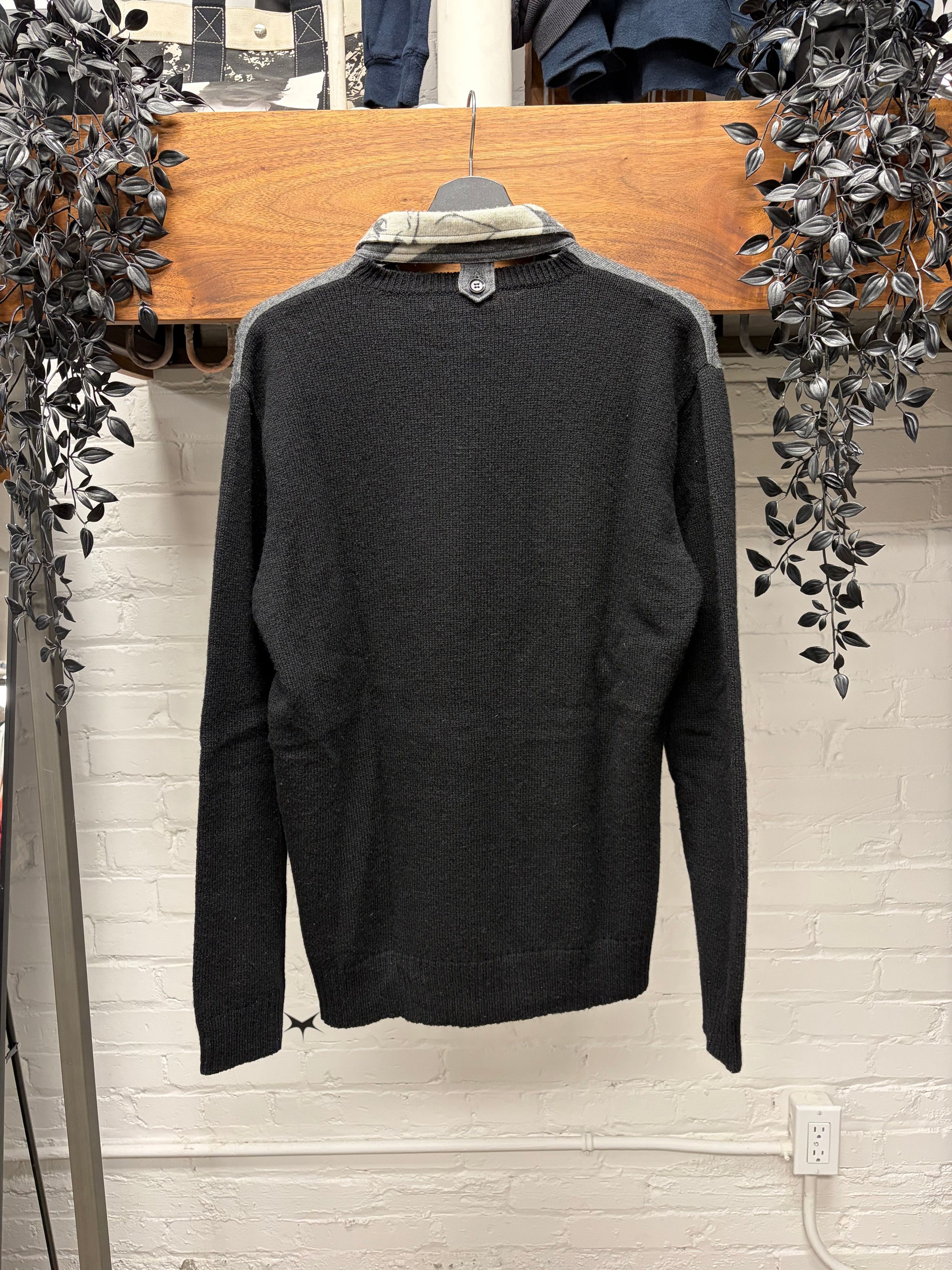 Yohji Yamamoto AW2007 Yohji Yamamoto x Shotaro Ishinomori ‘Cyborg 009’ Wool Knit Polo Size US L / EU 52-54 / 3 - 4 Thumbnail