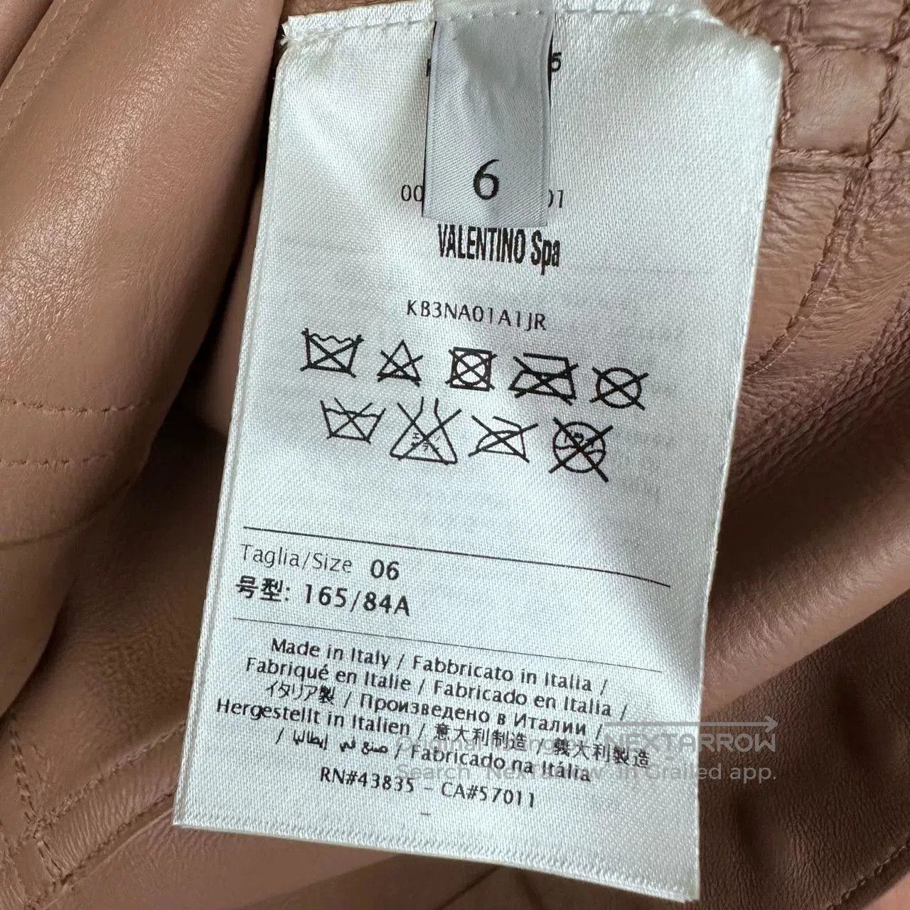 Valentino Valentino Lambskin Studded Leather Jacket. Size S / US 4 / IT 40 - 6 Thumbnail