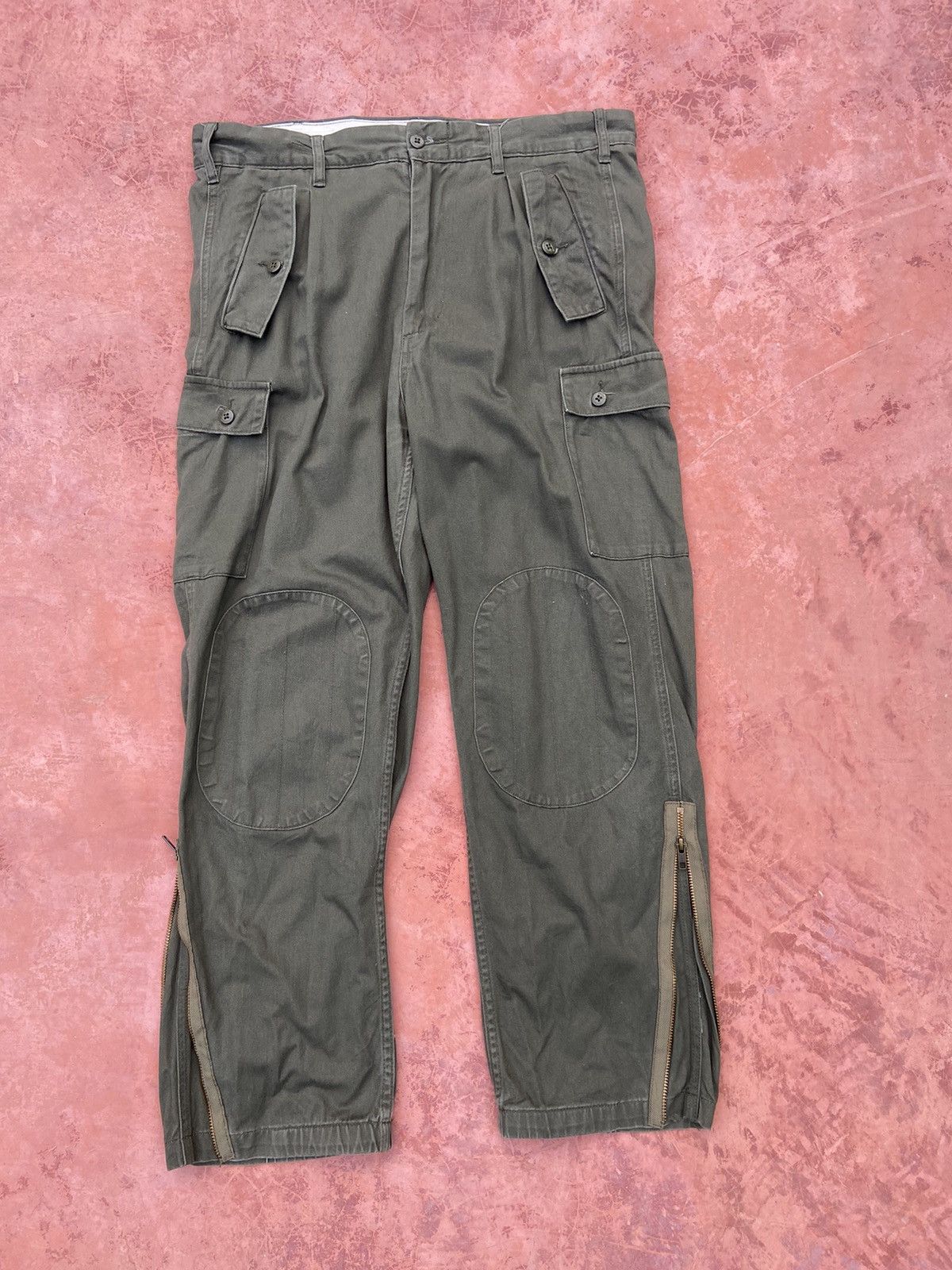 Japanese Brand Back Number military cargo pants parachute Size US 34 / EU 50 - 1 Thumbnail