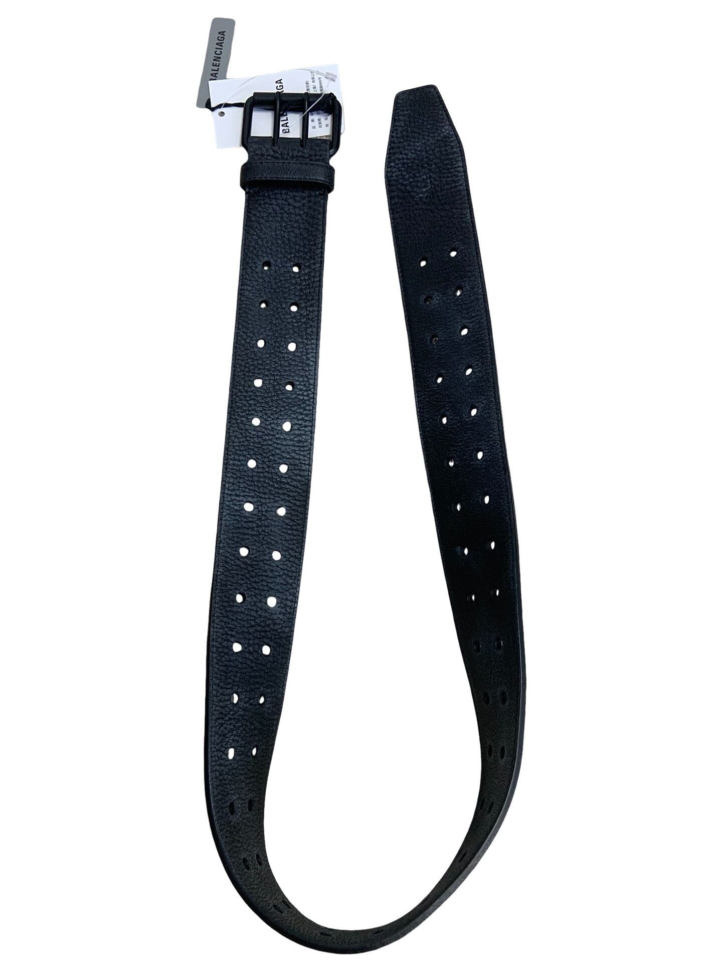 Balenciaga Balenciaga Grained Leather Buckle Belt 34 Size 34 - 1 Thumbnail
